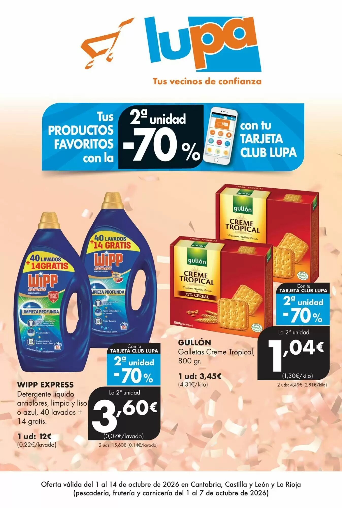 Folleto promocional de Lupa válido desde el 01/10/2026 - Página 1.