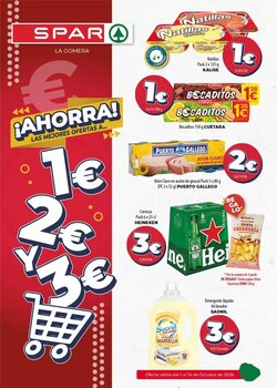 Folleto promocional de Spar Tenerife válido desde el 01/10/2026