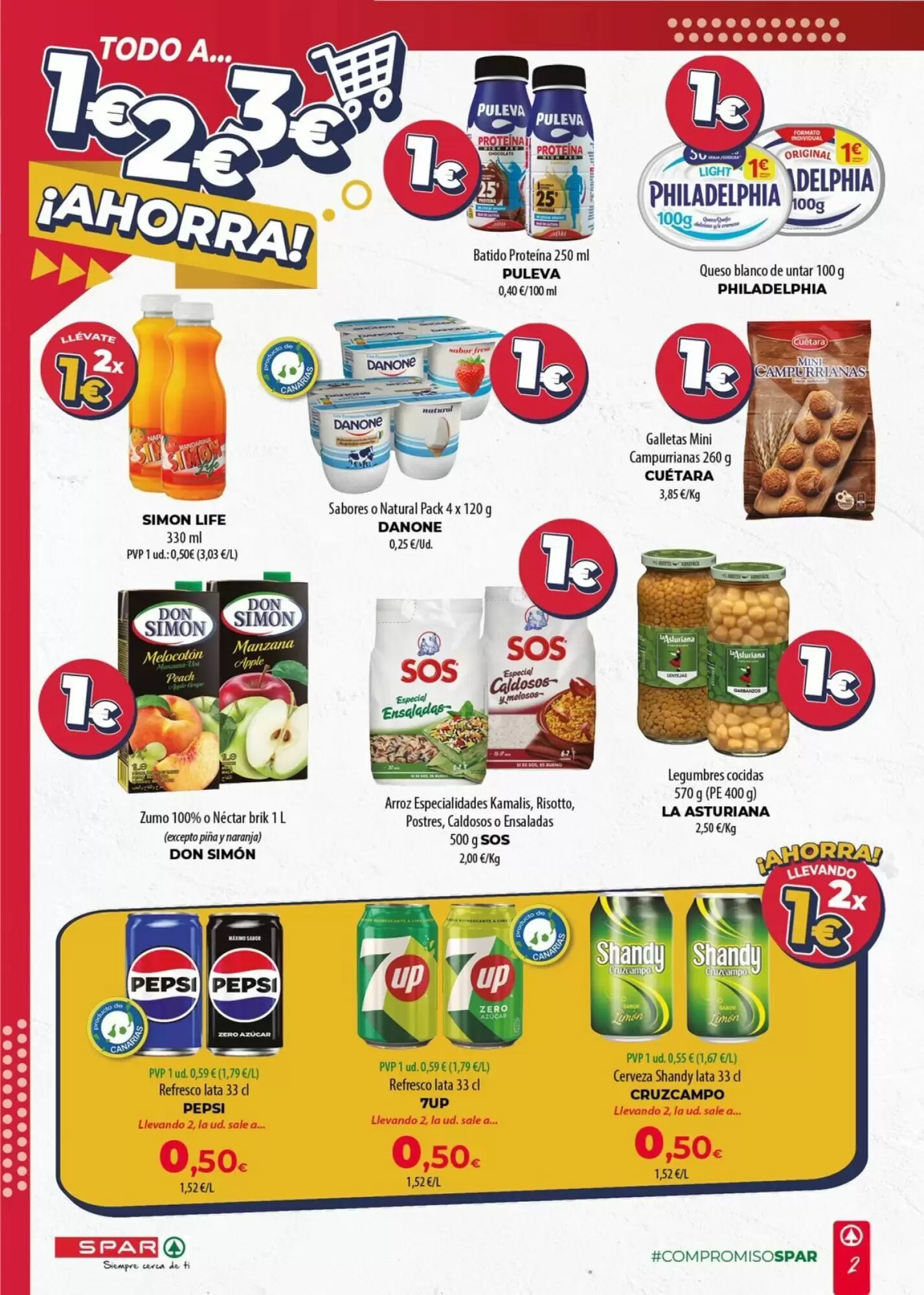 Folleto promocional de Spar Tenerife válido desde el 01/10/2026 - Página 2.
