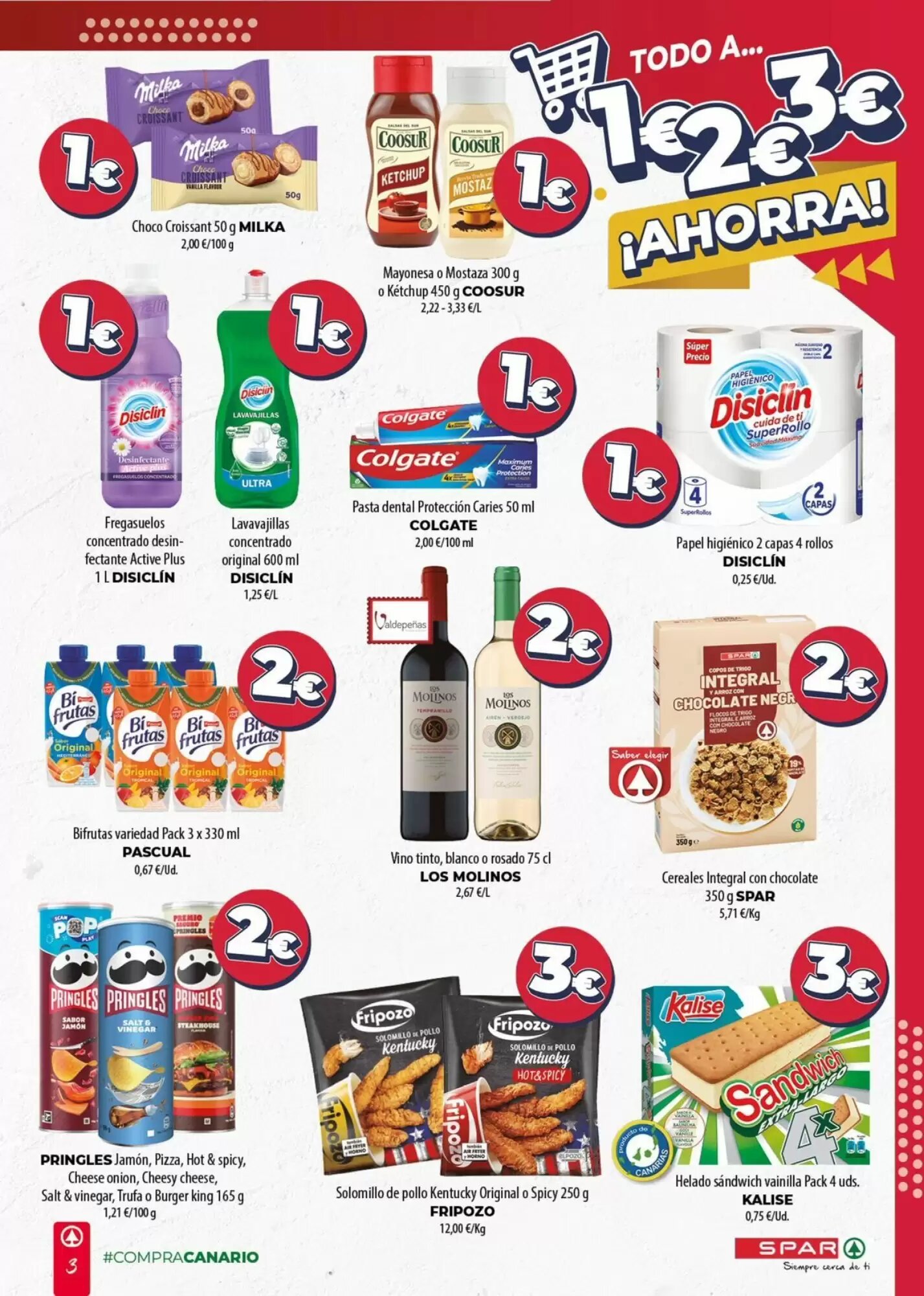 Folleto promocional de Spar Tenerife válido desde el 01/10/2026 - Página 3.