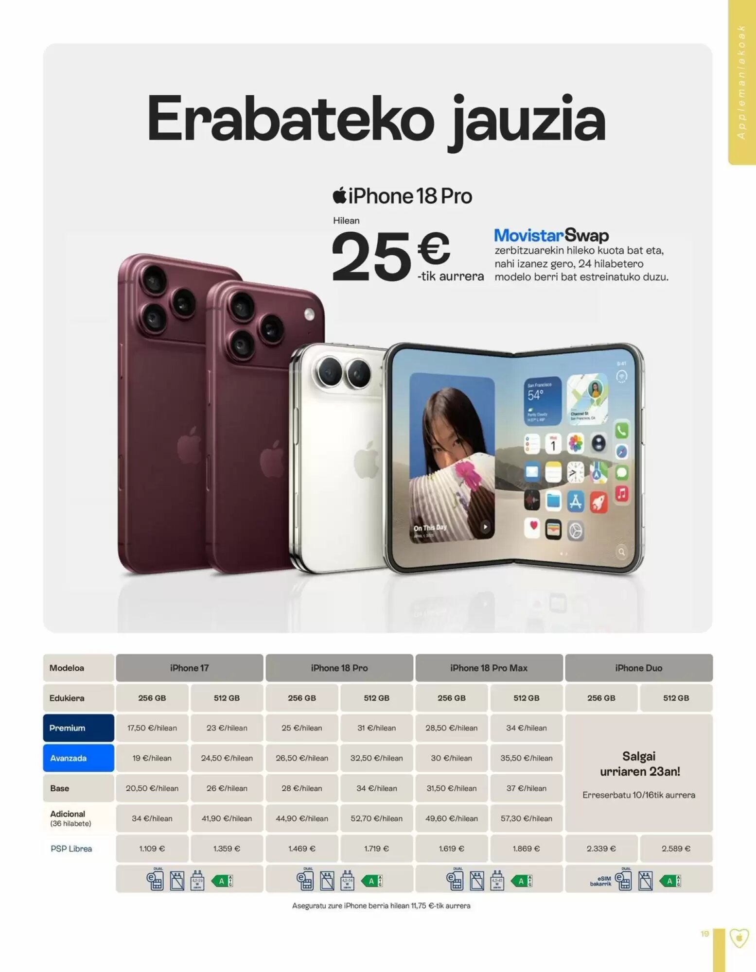 Folleto promocional de Movistar válido desde el 02/10/2026 - Página 19.