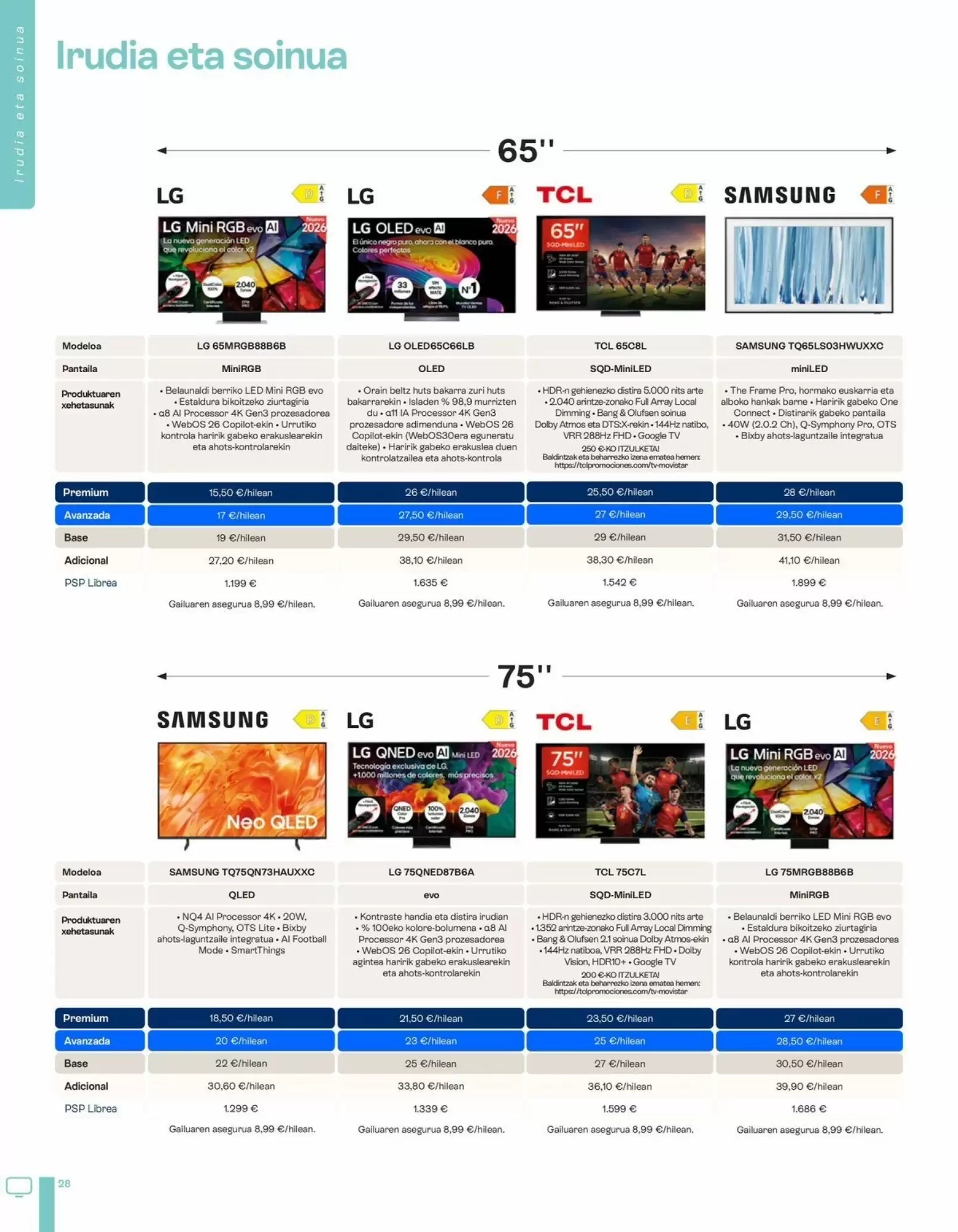 Folleto promocional de Movistar válido desde el 02/10/2026 - Página 28.