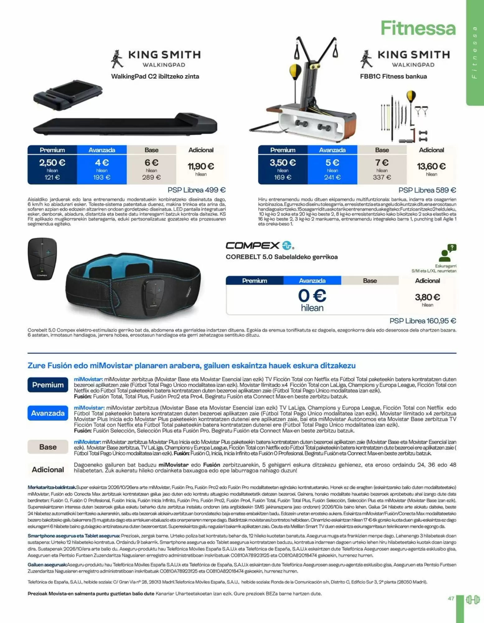 Folleto promocional de Movistar válido desde el 02/10/2026 - Página 47.