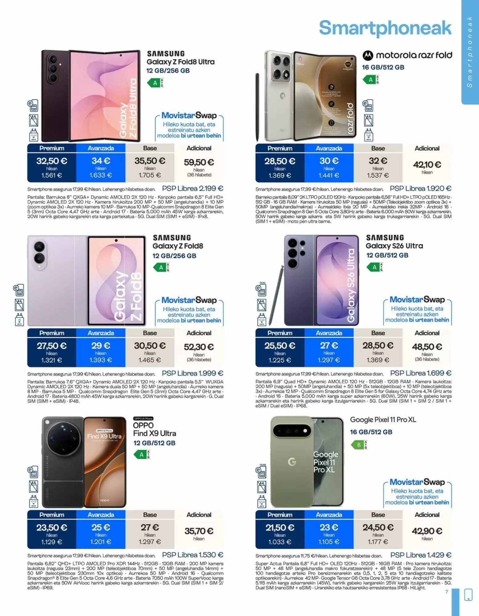 Folleto promocional de Movistar válido desde el 02/10/2026 - Página 7.