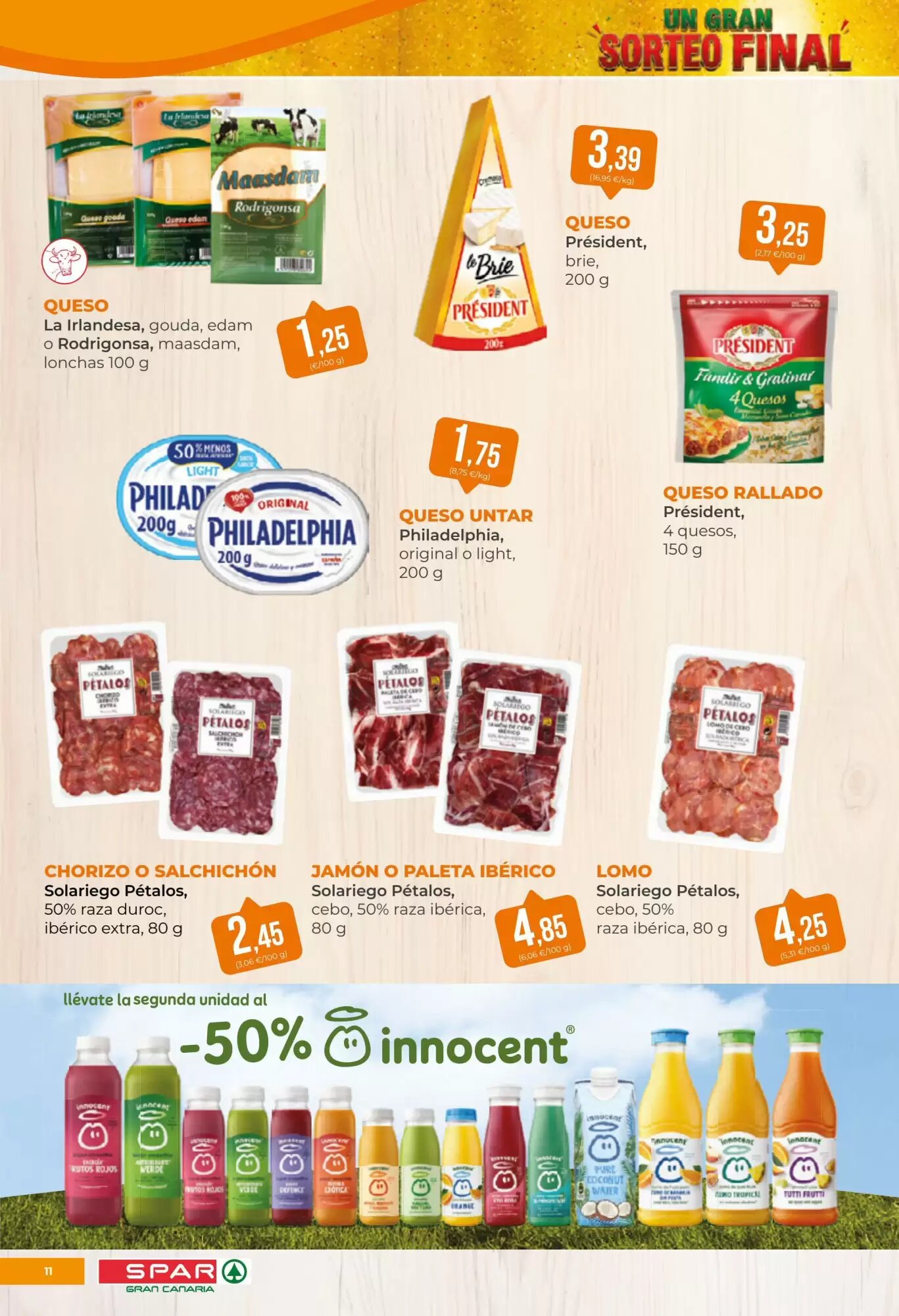 Folleto promocional de SPAR Gran Canaria válido desde el 02/10/2026 - Página 11.