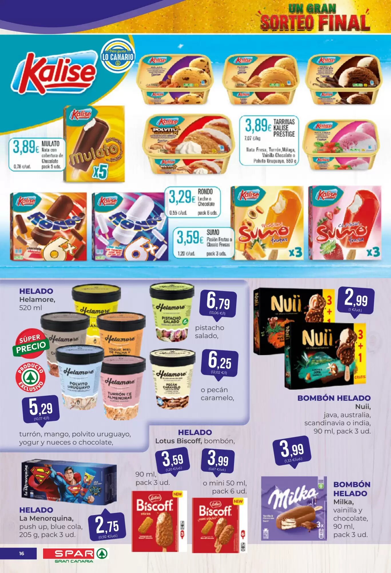 Folleto promocional de SPAR Gran Canaria válido desde el 02/10/2026 - Página 16.