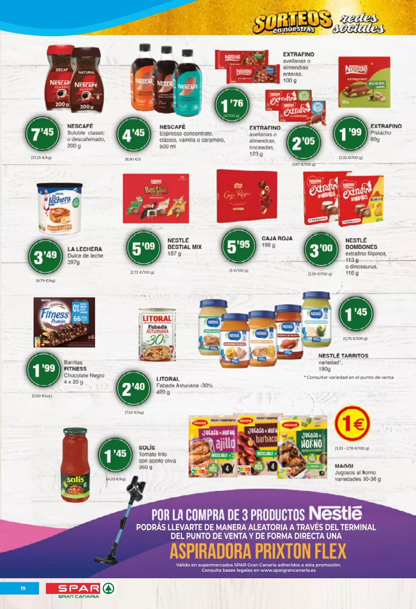 Folleto promocional de SPAR Gran Canaria válido desde el 02/10/2026 - Página 19.