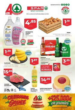 Folleto promocional de SPAR Gran Canaria válido desde el 02/10/2026