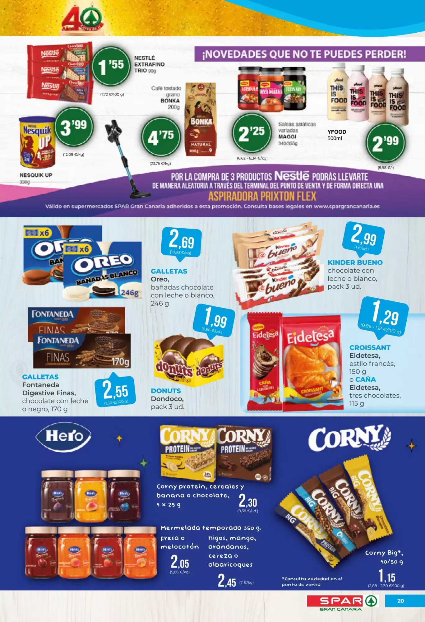 Folleto promocional de SPAR Gran Canaria válido desde el 02/10/2026 - Página 20.