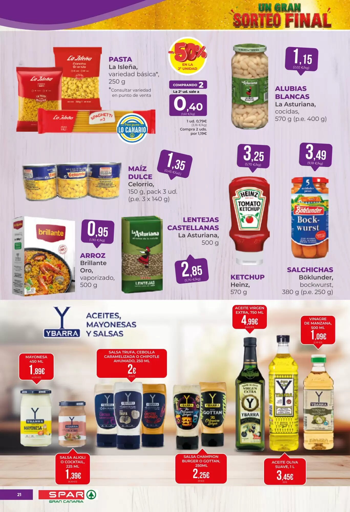 Folleto promocional de SPAR Gran Canaria válido desde el 02/10/2026 - Página 21.