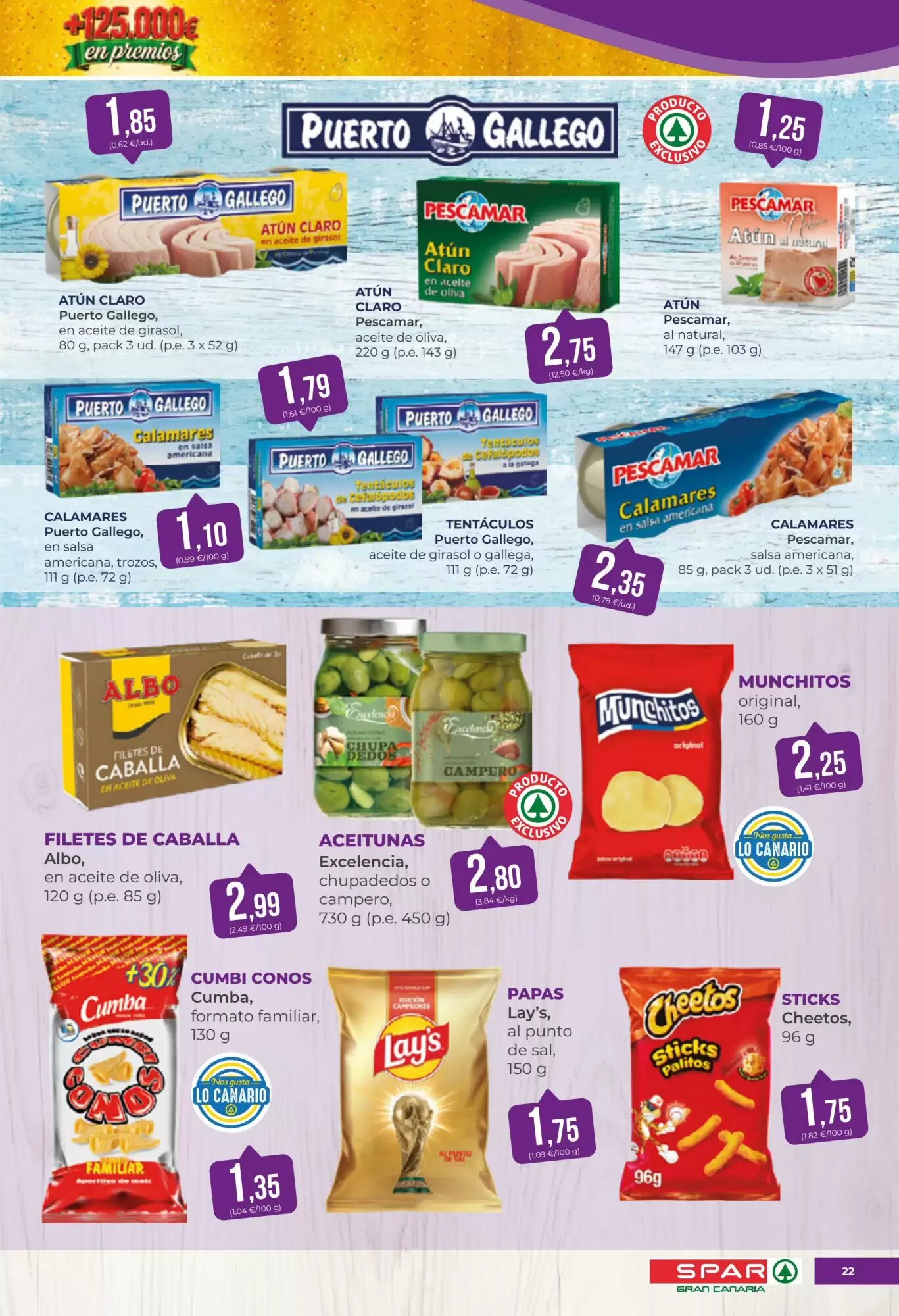 Folleto promocional de SPAR Gran Canaria válido desde el 02/10/2026 - Página 22.