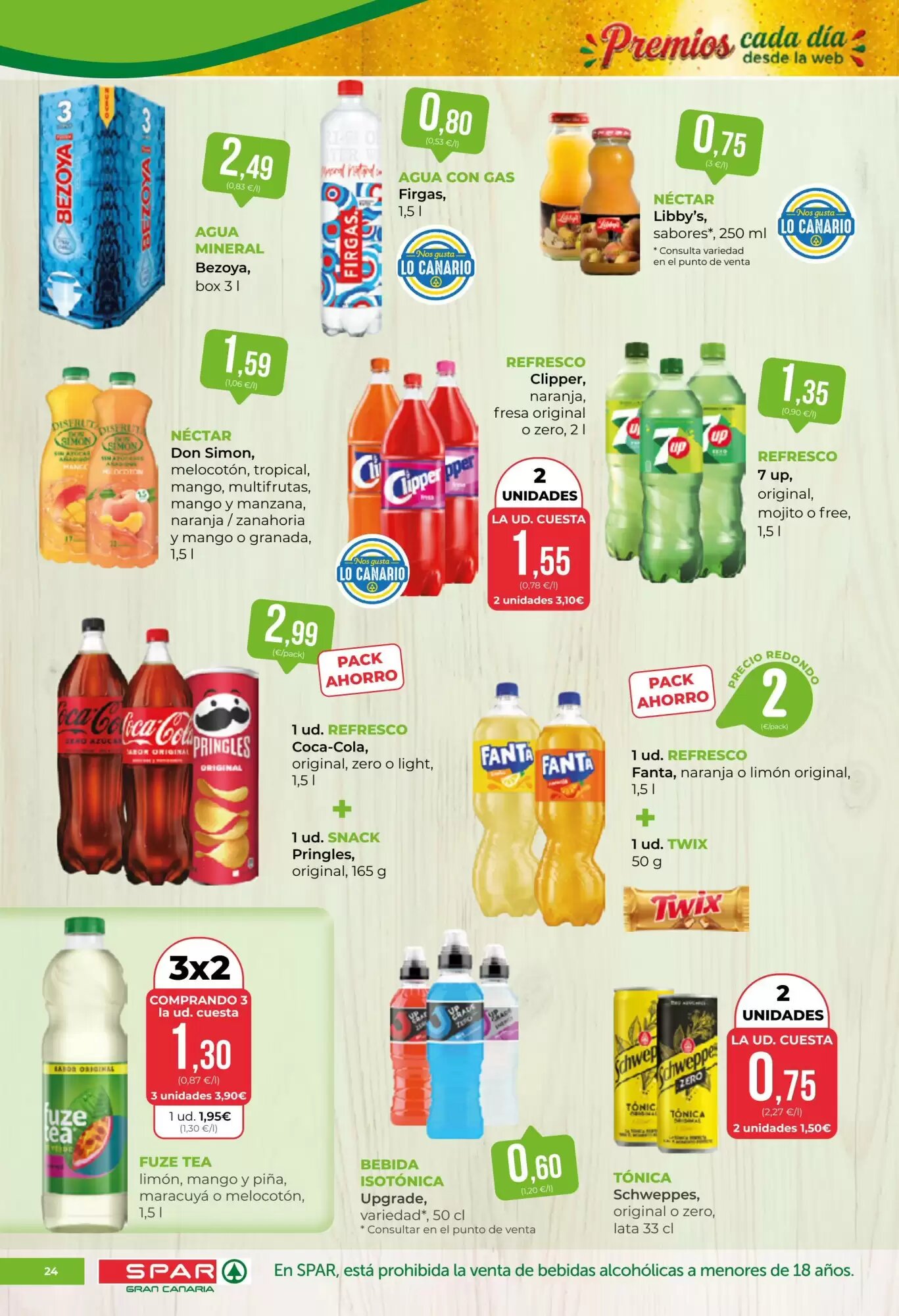 Folleto promocional de SPAR Gran Canaria válido desde el 02/10/2026 - Página 24.