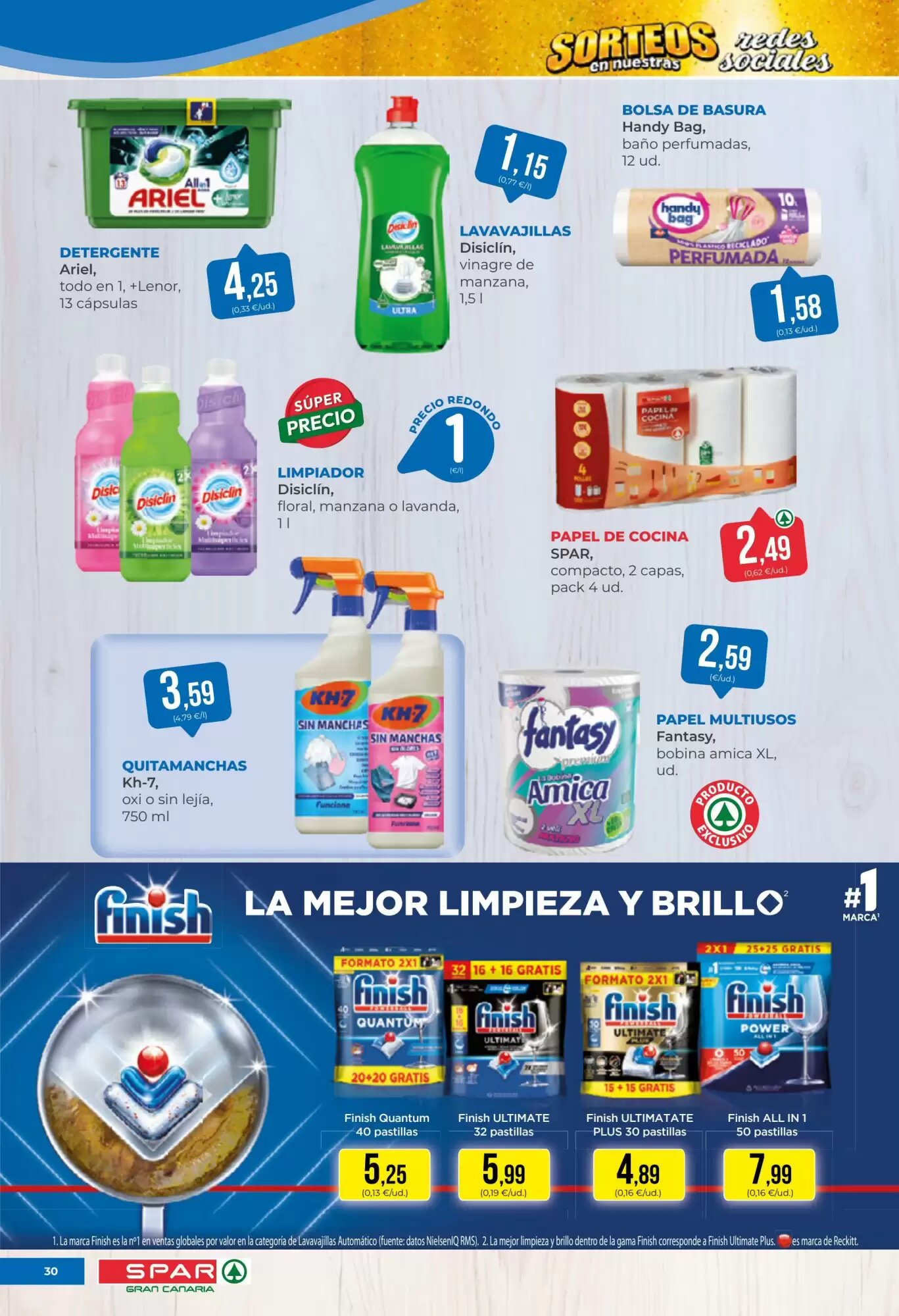 Folleto promocional de SPAR Gran Canaria válido desde el 02/10/2026 - Página 30.