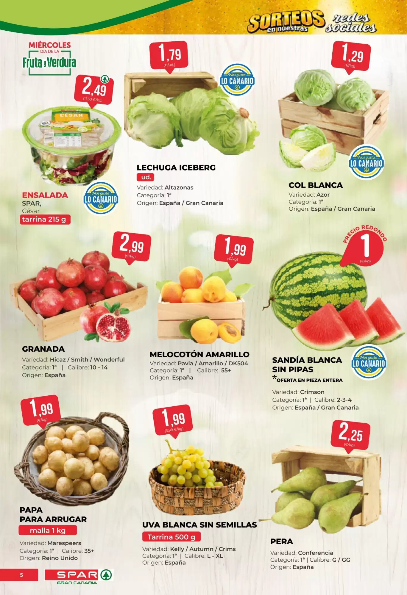 Folleto promocional de SPAR Gran Canaria válido desde el 02/10/2026 - Página 5.