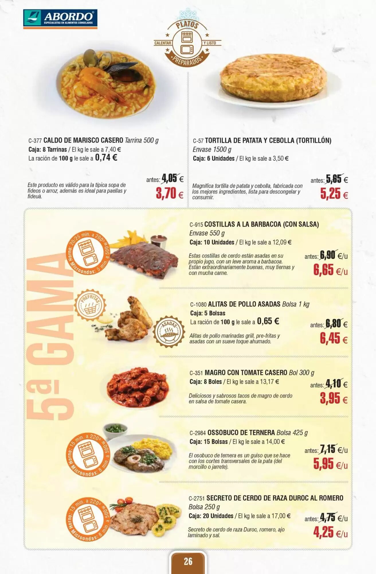 Folleto promocional de Abordo válido desde el 02/10/2026 - Página 26.