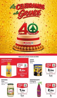 Folleto promocional de SPAR Gran Canaria válido desde el 02/10/2026