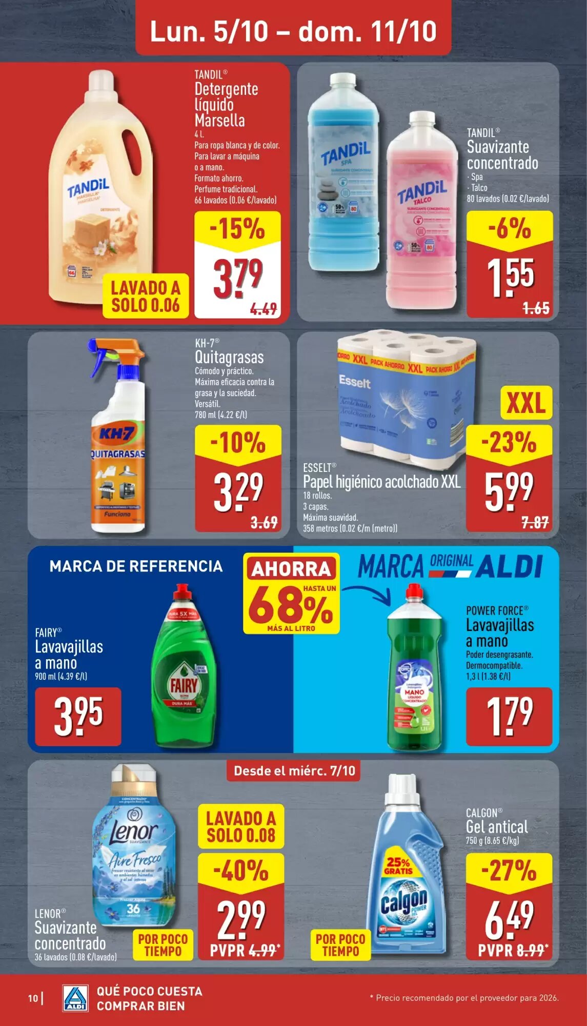 Folleto promocional de ALDI válido desde el 05/10/2026 - Página 10.