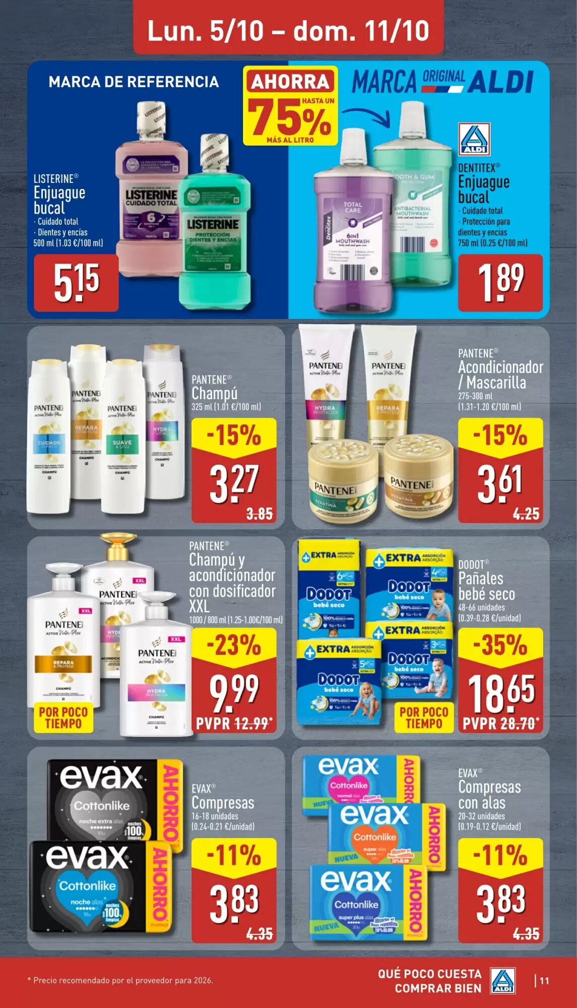 Folleto promocional de ALDI válido desde el 05/10/2026 - Página 11.