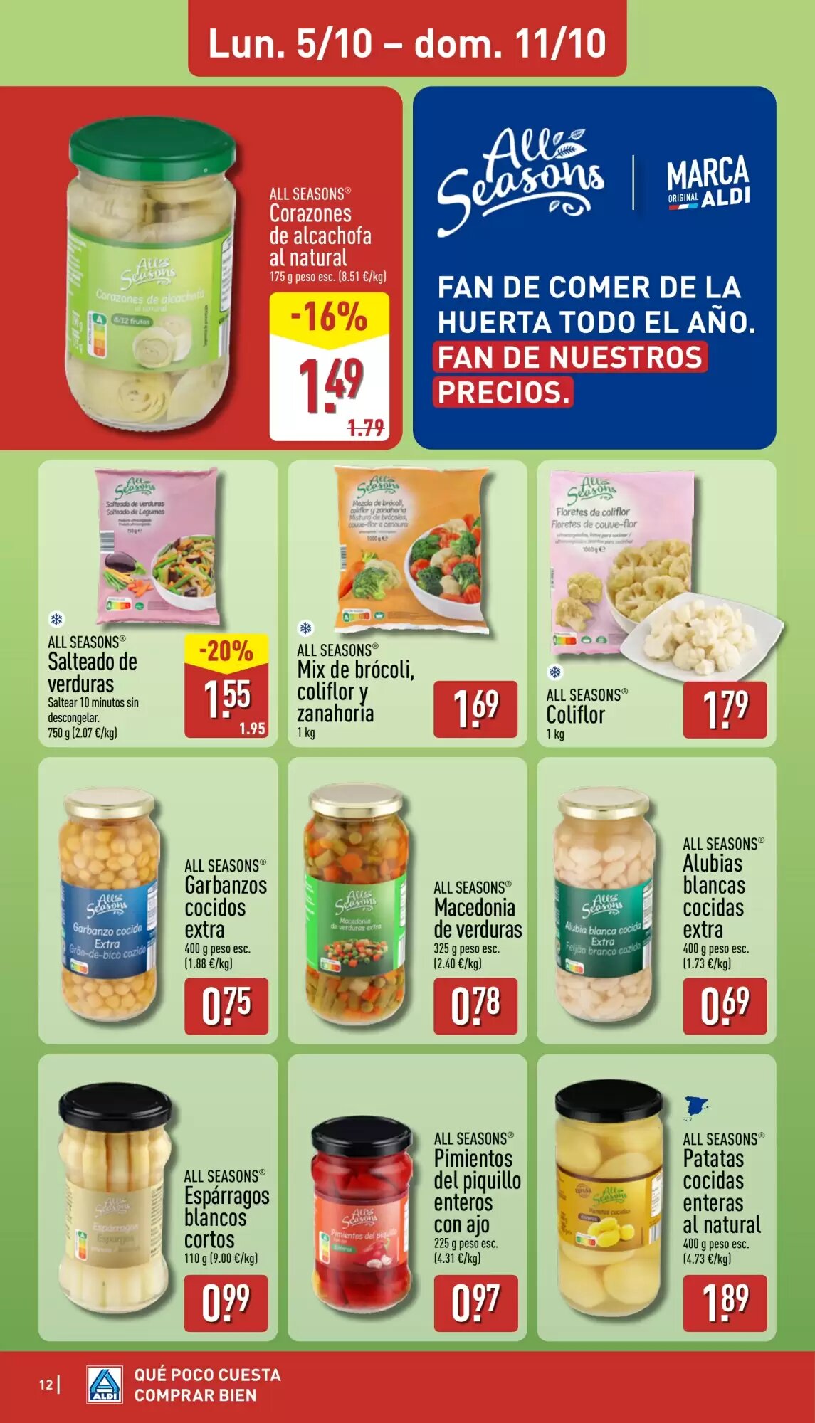 Folleto promocional de ALDI válido desde el 05/10/2026 - Página 12.