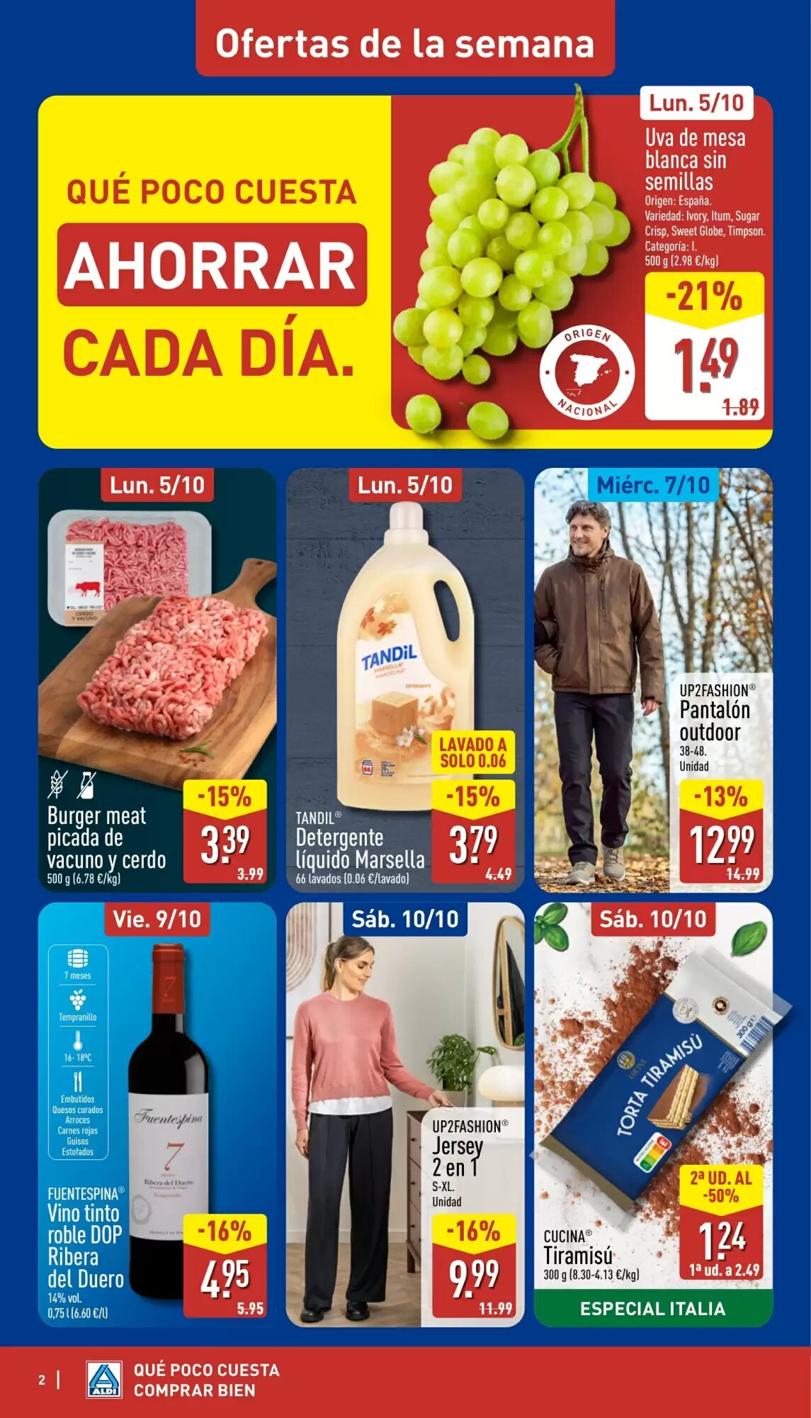 Folleto promocional de ALDI válido desde el 05/10/2026 - Página 2.