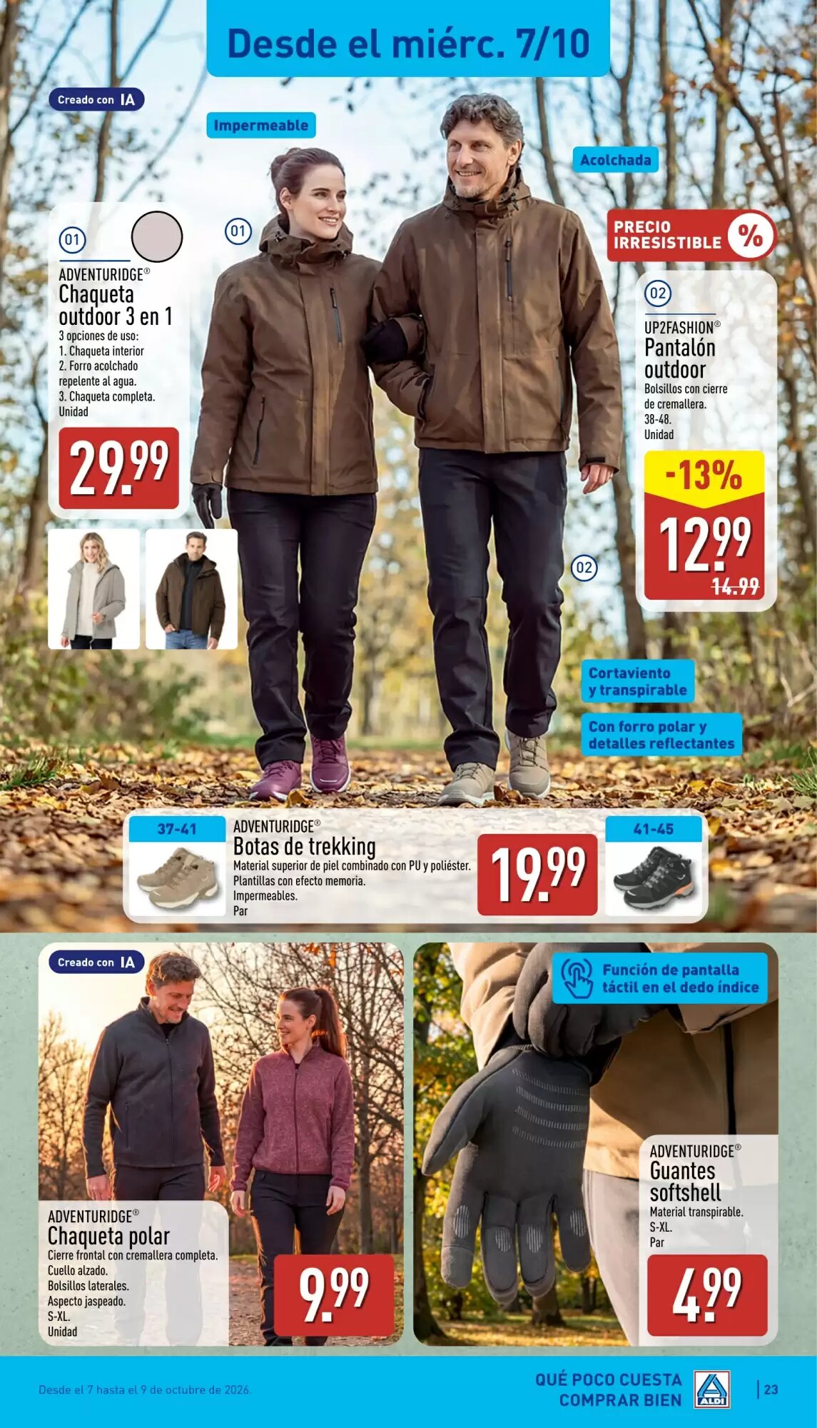 Folleto promocional de ALDI válido desde el 05/10/2026 - Página 23.
