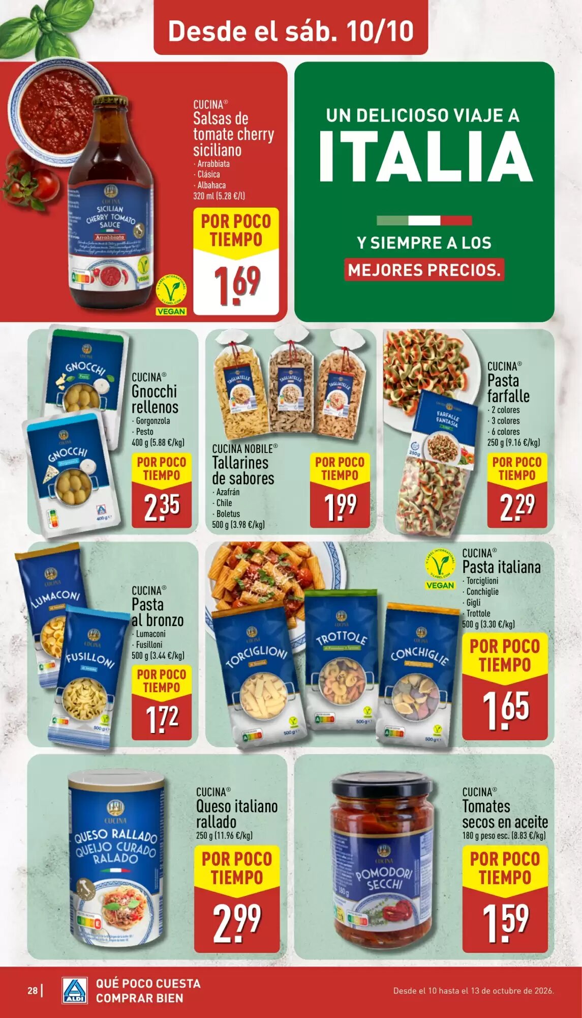 Folleto promocional de ALDI válido desde el 05/10/2026 - Página 28.