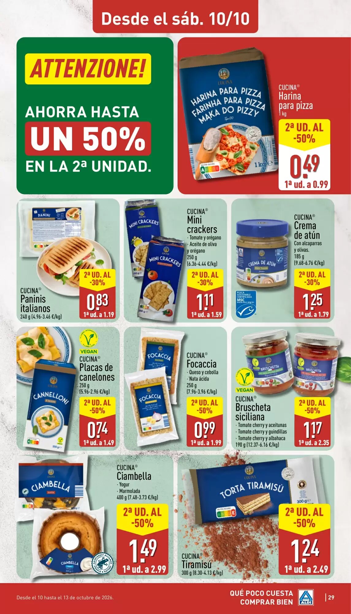 Folleto promocional de ALDI válido desde el 05/10/2026 - Página 29.