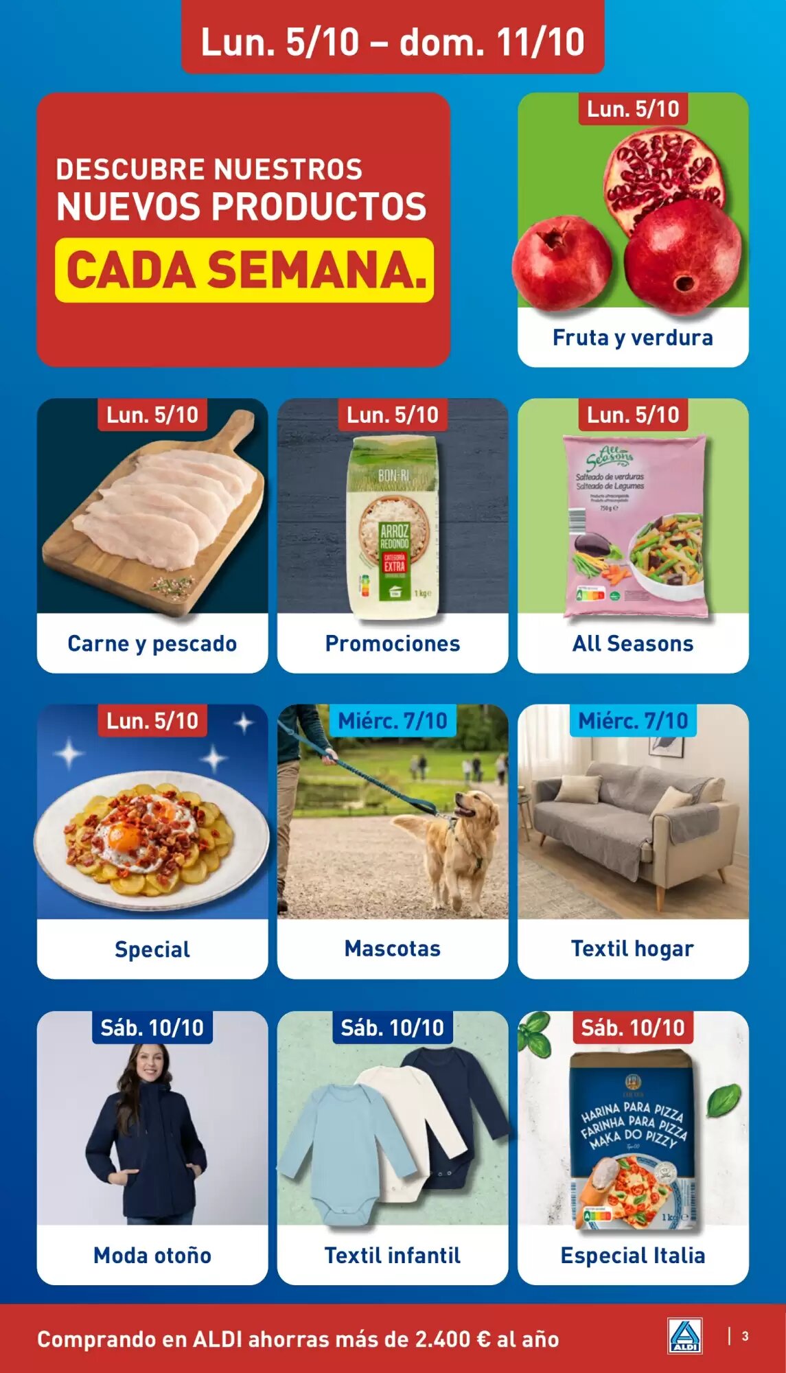 Folleto promocional de ALDI válido desde el 05/10/2026 - Página 3.