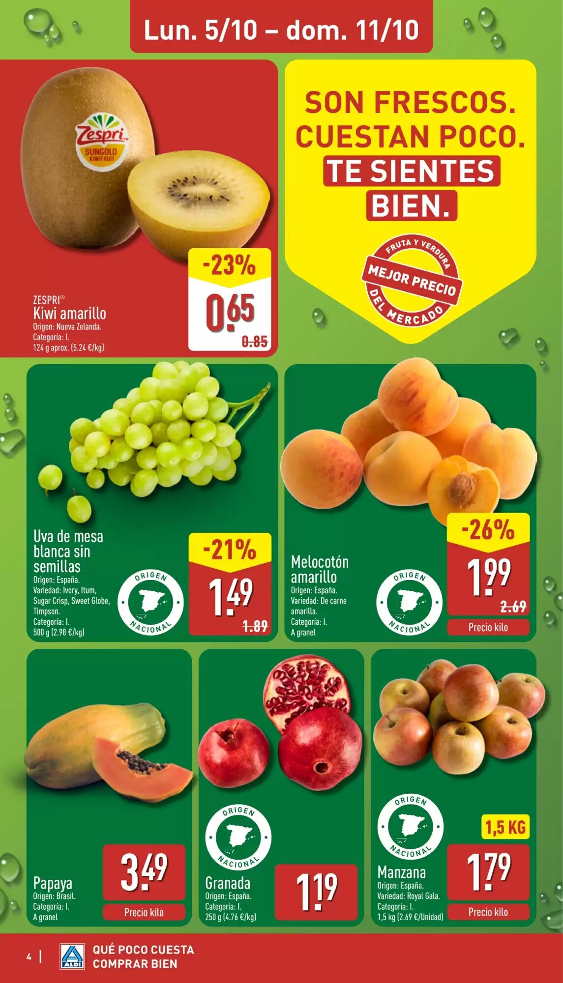 Folleto promocional de ALDI válido desde el 05/10/2026 - Página 4.