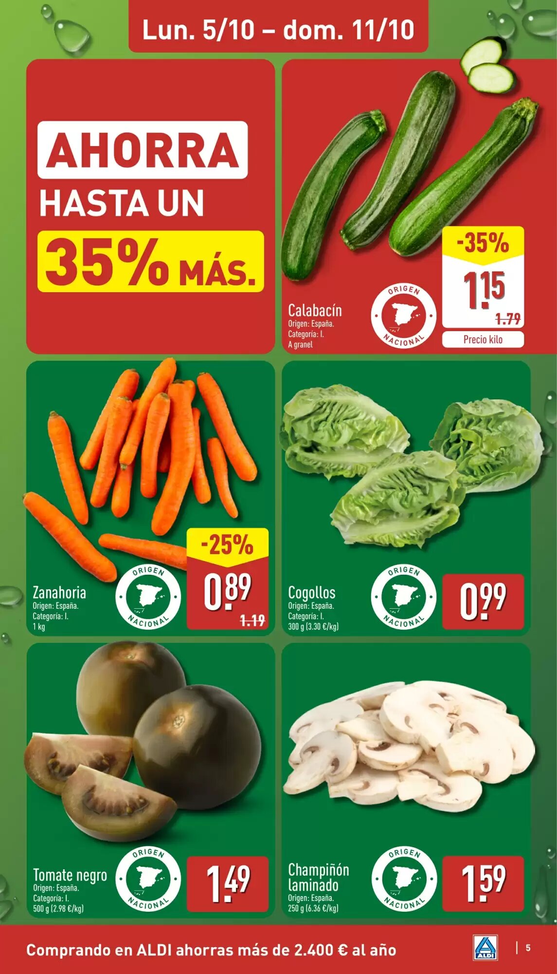Folleto promocional de ALDI válido desde el 05/10/2026 - Página 5.