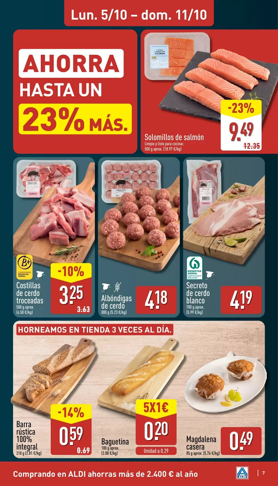 Folleto promocional de ALDI válido desde el 05/10/2026 - Página 7.