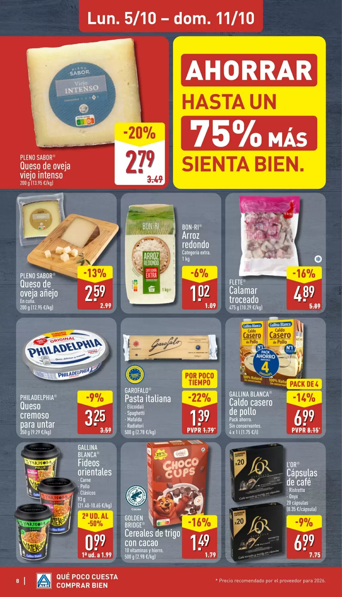Folleto promocional de ALDI válido desde el 05/10/2026 - Página 8.