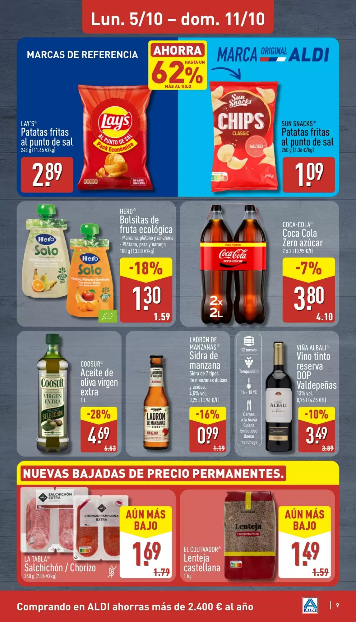 Folleto promocional de ALDI válido desde el 05/10/2026 - Página 9.