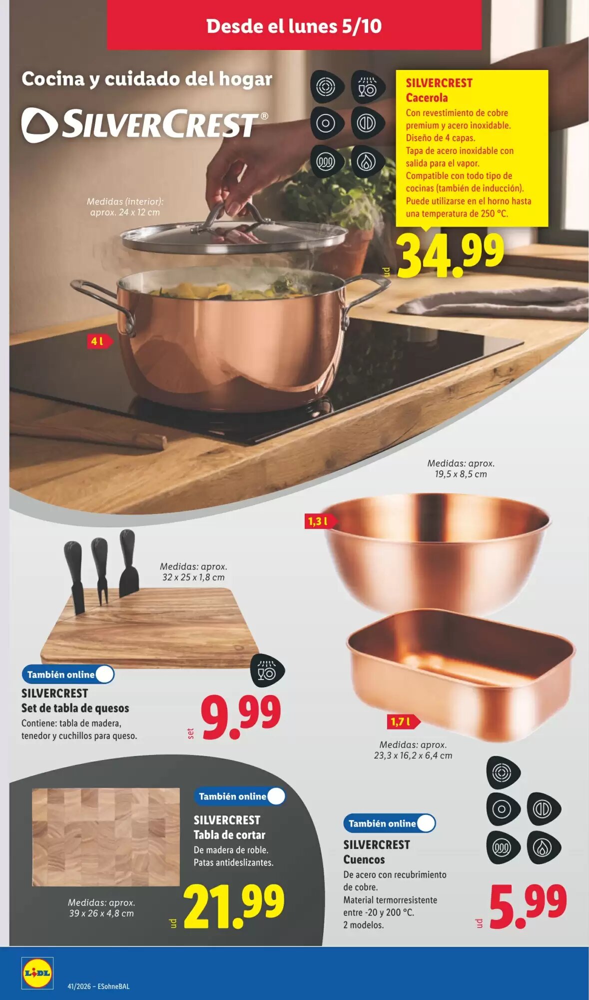 Folleto promocional de Lidl válido desde el 05/10/2026 - Página 10.