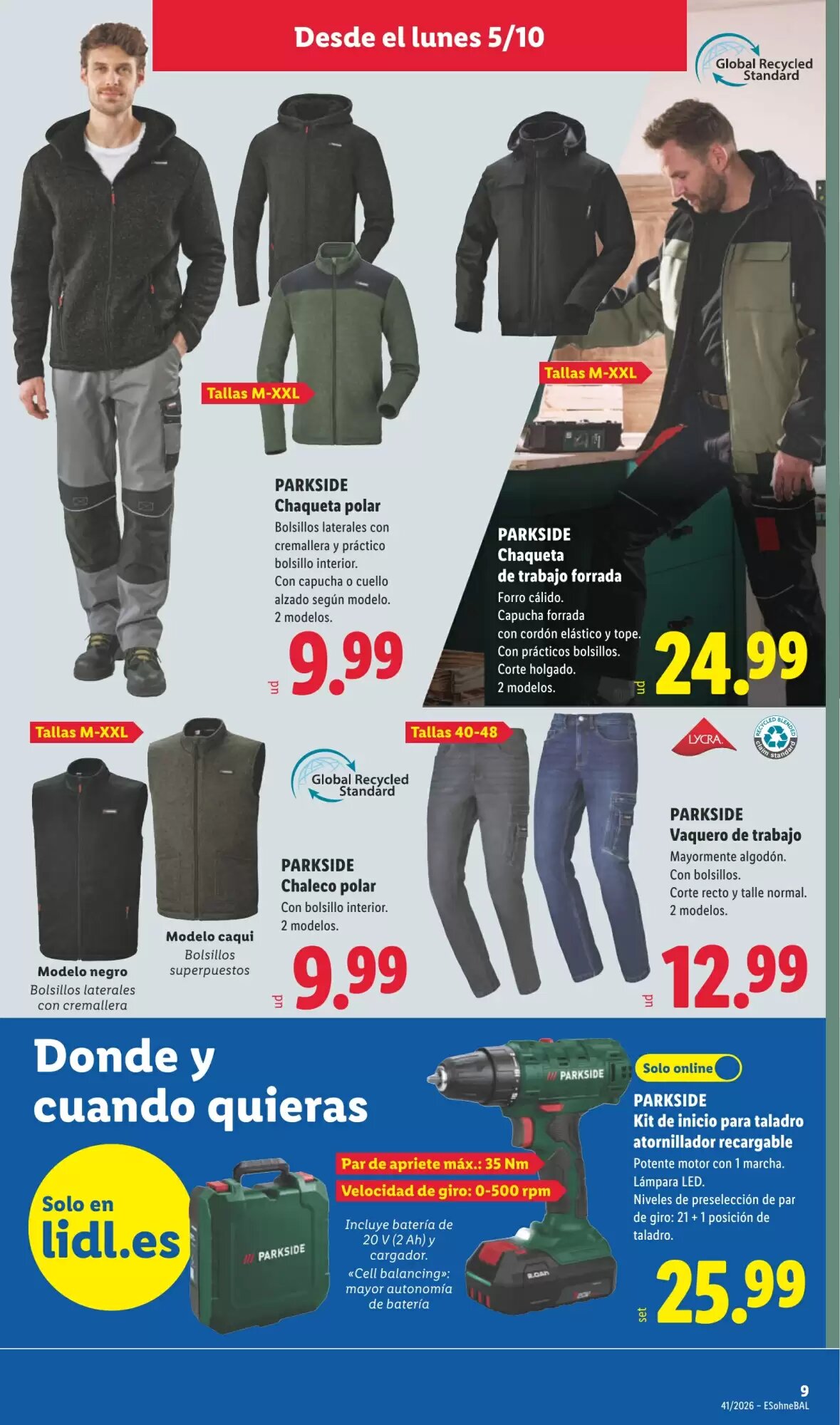 Folleto promocional de Lidl válido desde el 05/10/2026 - Página 13.
