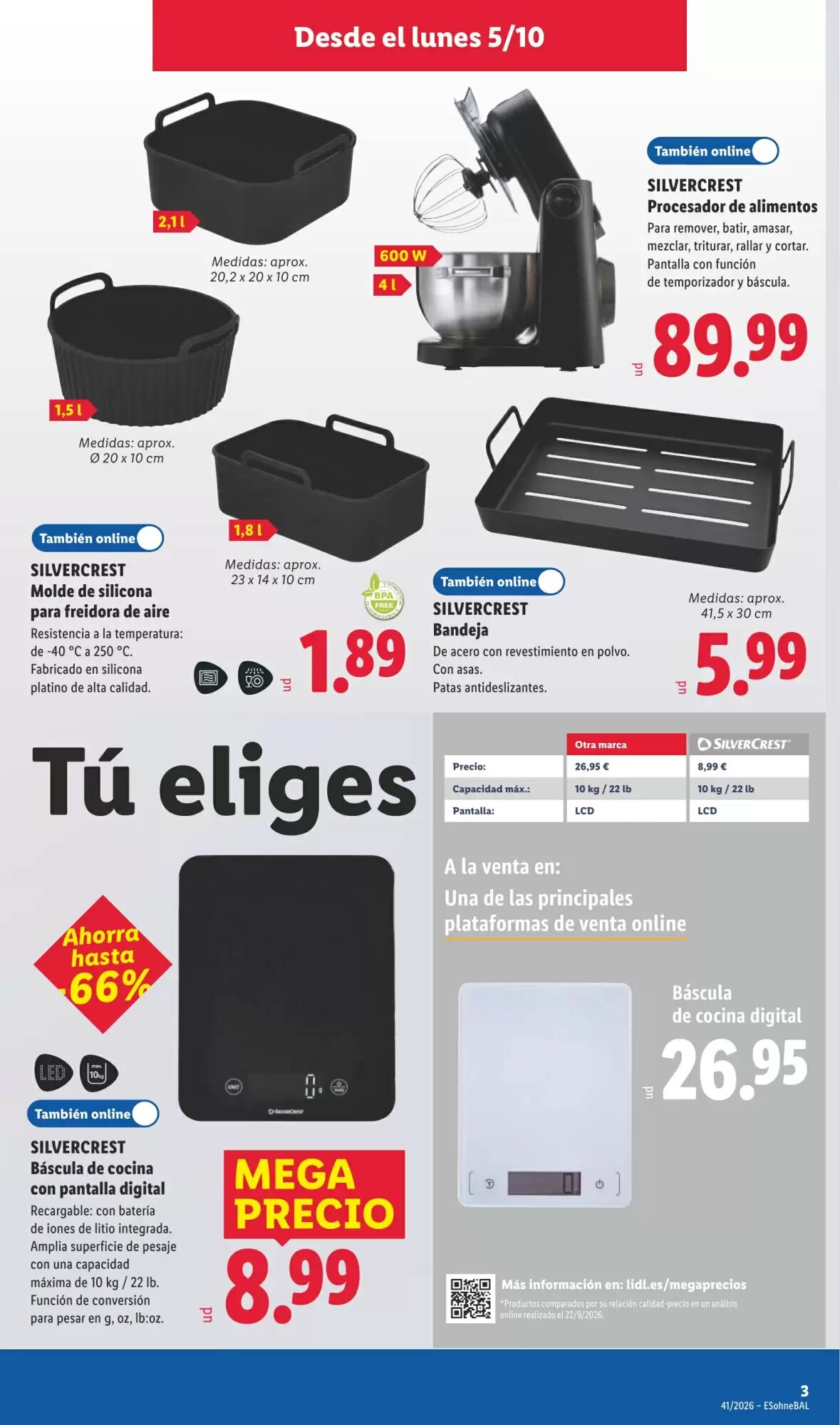 Folleto promocional de Lidl válido desde el 05/10/2026 - Página 7.