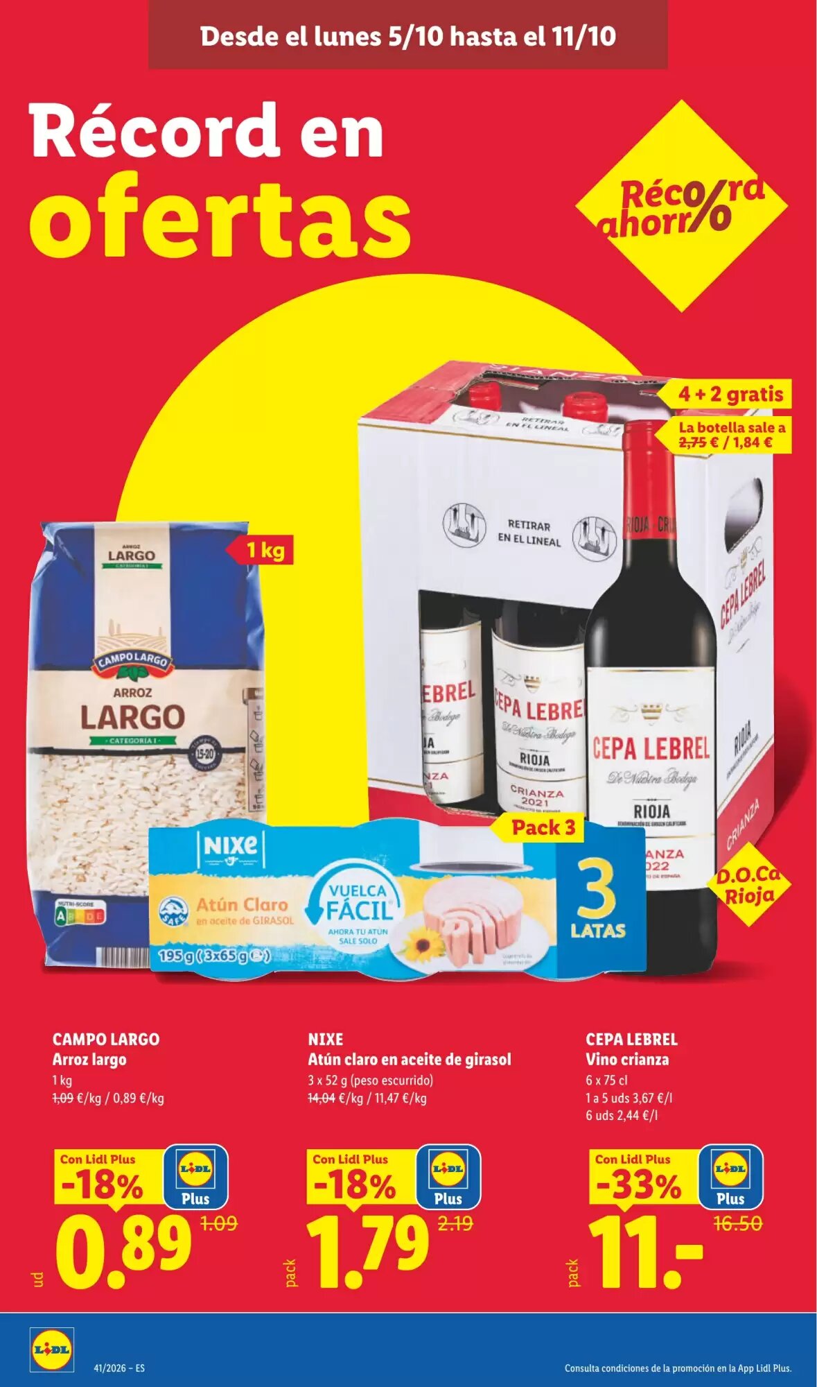 Folleto promocional de Lidl válido desde el 05/10/2026 - Página 16.