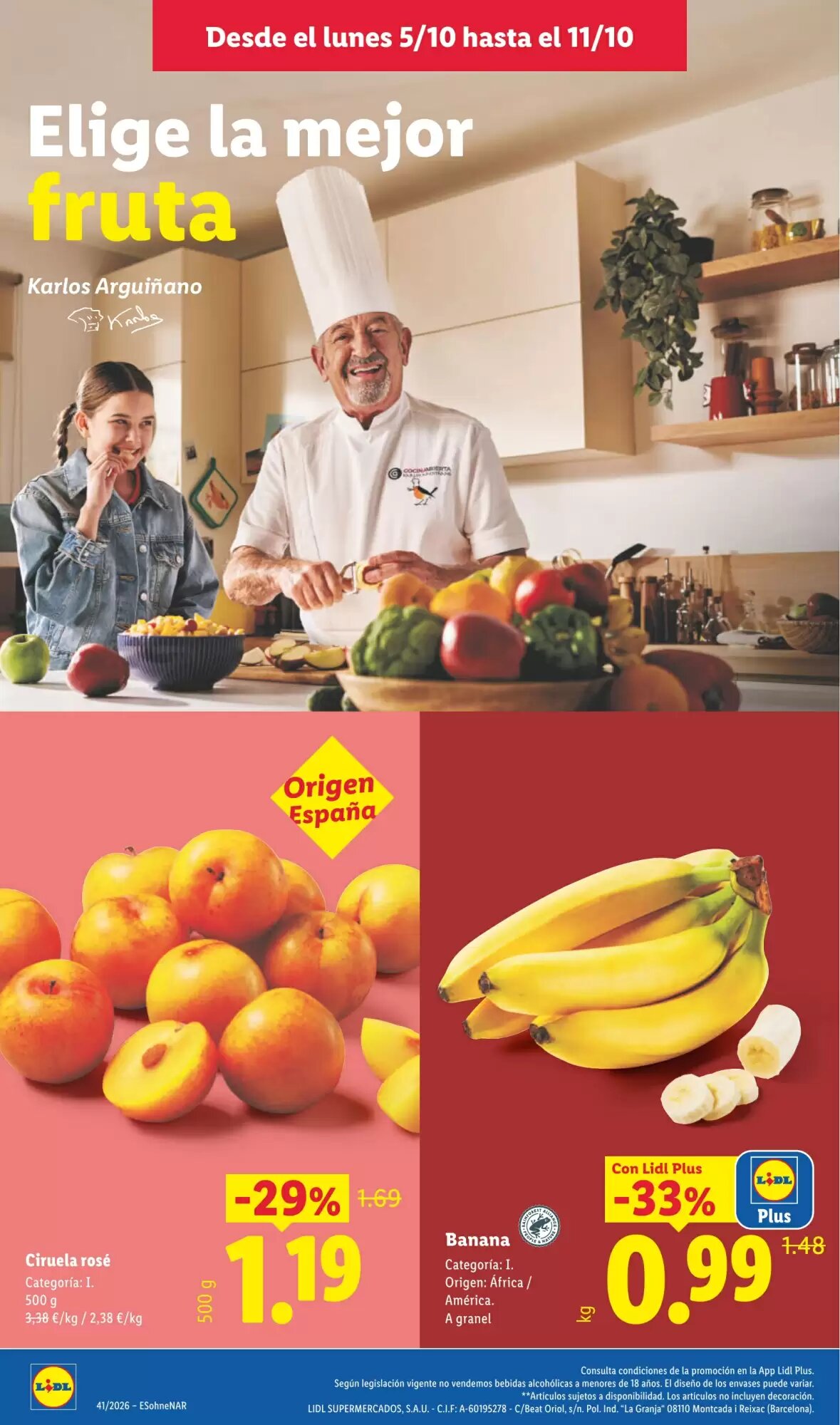 Folleto promocional de Lidl válido desde el 05/10/2026 - Página 2.