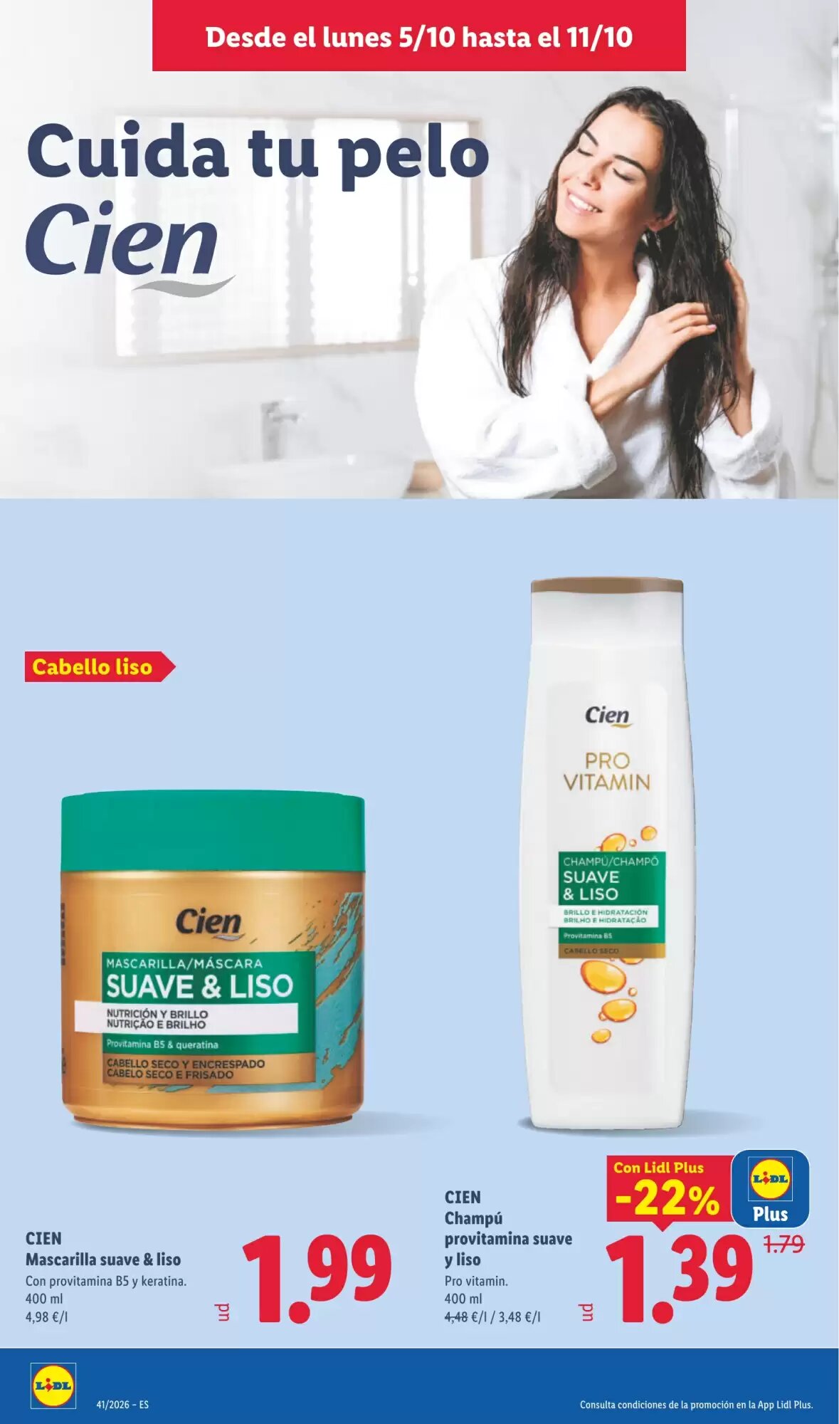 Folleto promocional de Lidl válido desde el 05/10/2026 - Página 22.