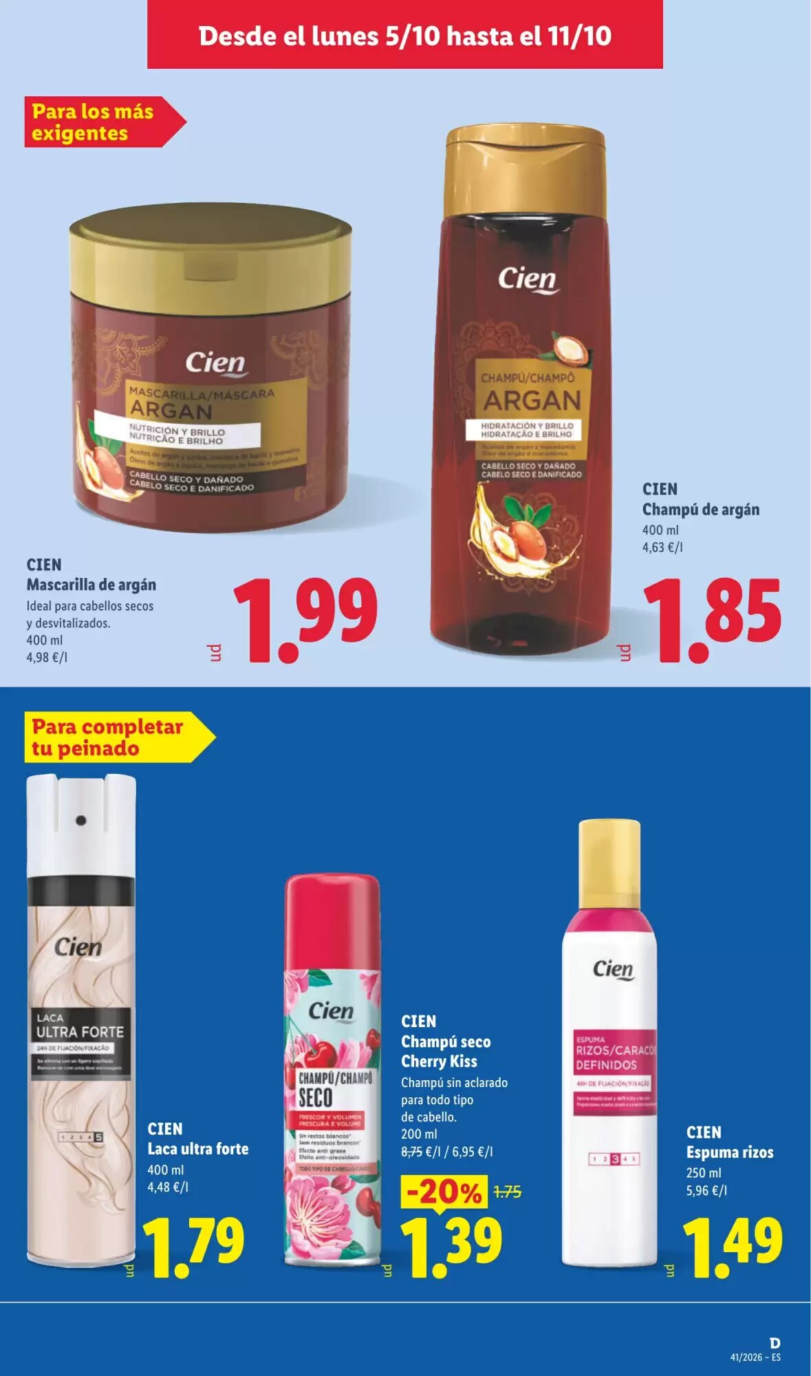 Folleto promocional de Lidl válido desde el 05/10/2026 - Página 23.