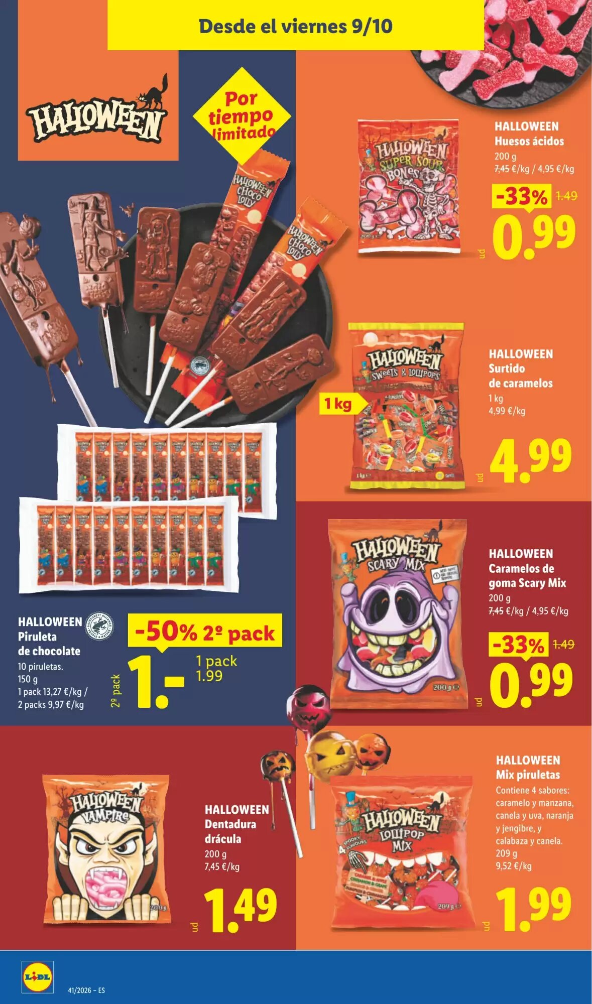 Folleto promocional de Lidl válido desde el 05/10/2026 - Página 32.