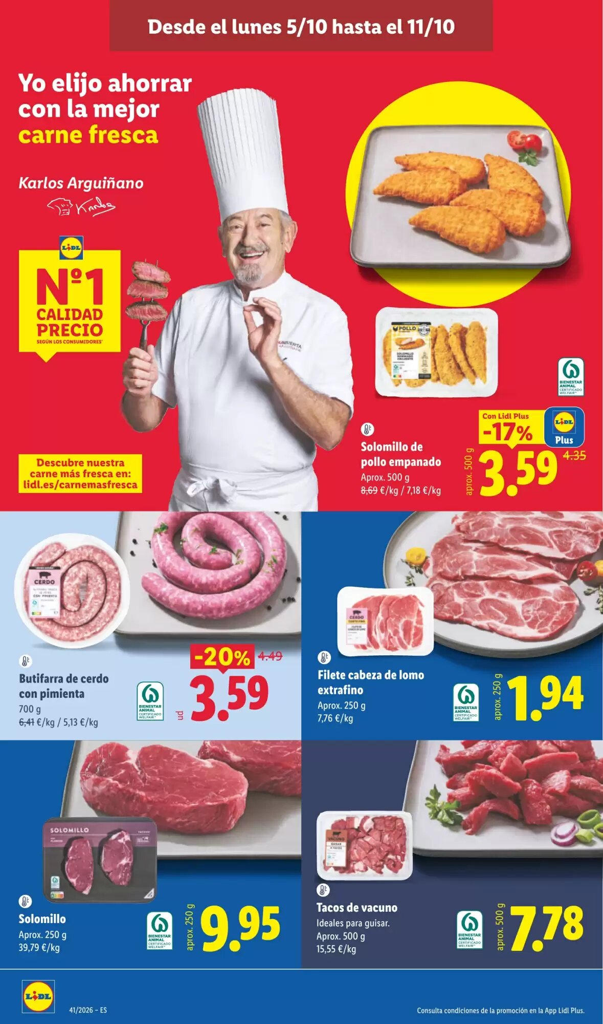 Folleto promocional de Lidl válido desde el 05/10/2026 - Página 6.