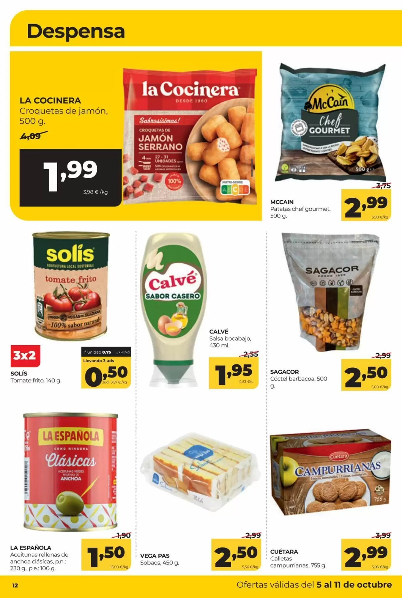 Folleto promocional de Alimerka válido desde el 05/10/2026 - Página 12.