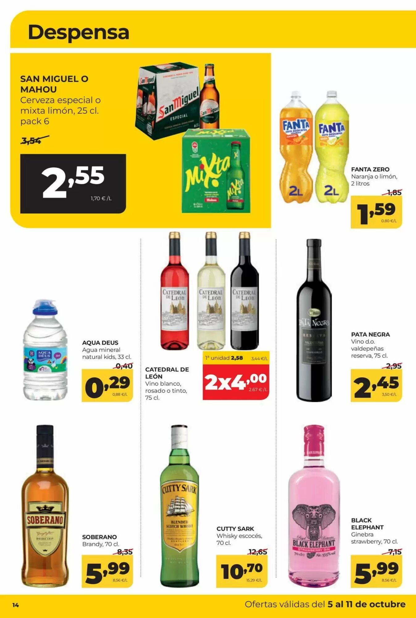 Folleto promocional de Alimerka válido desde el 05/10/2026 - Página 14.