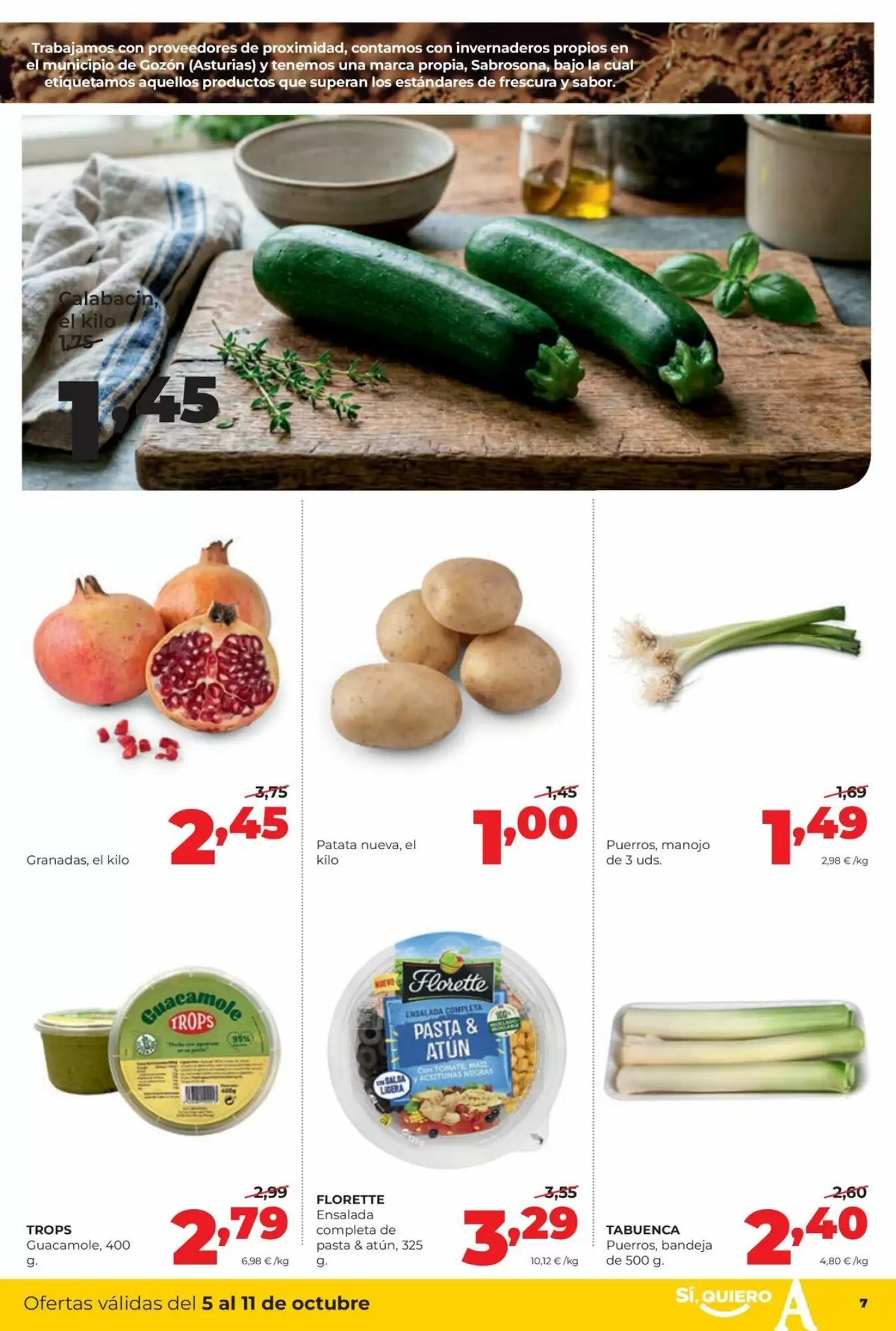 Folleto promocional de Alimerka válido desde el 05/10/2026 - Página 7.