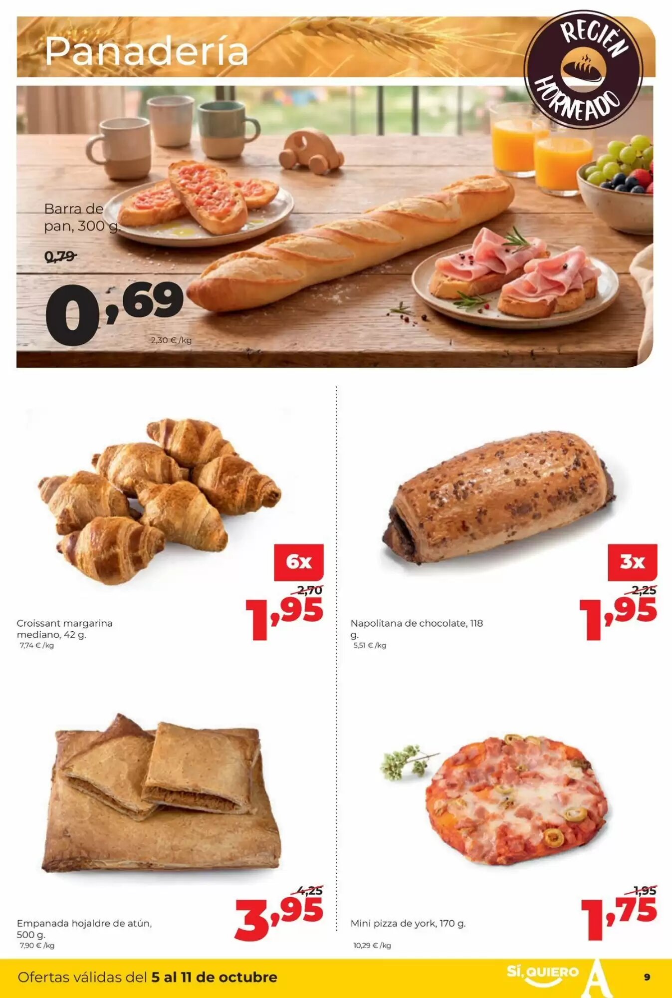 Folleto promocional de Alimerka válido desde el 05/10/2026 - Página 9.