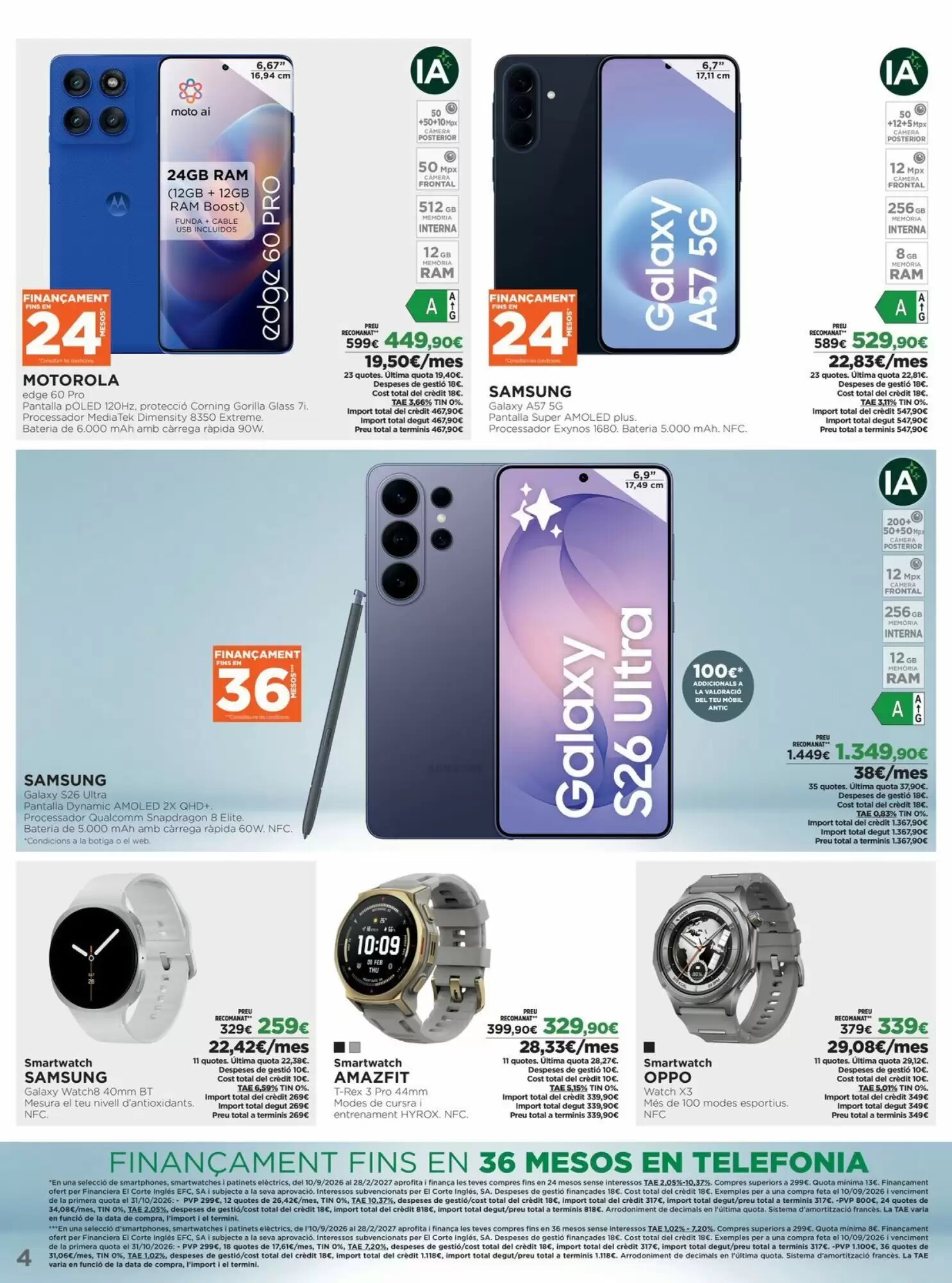 Folleto promocional de El Corte Inglés válido desde el 05/10/2026 - Página 4.