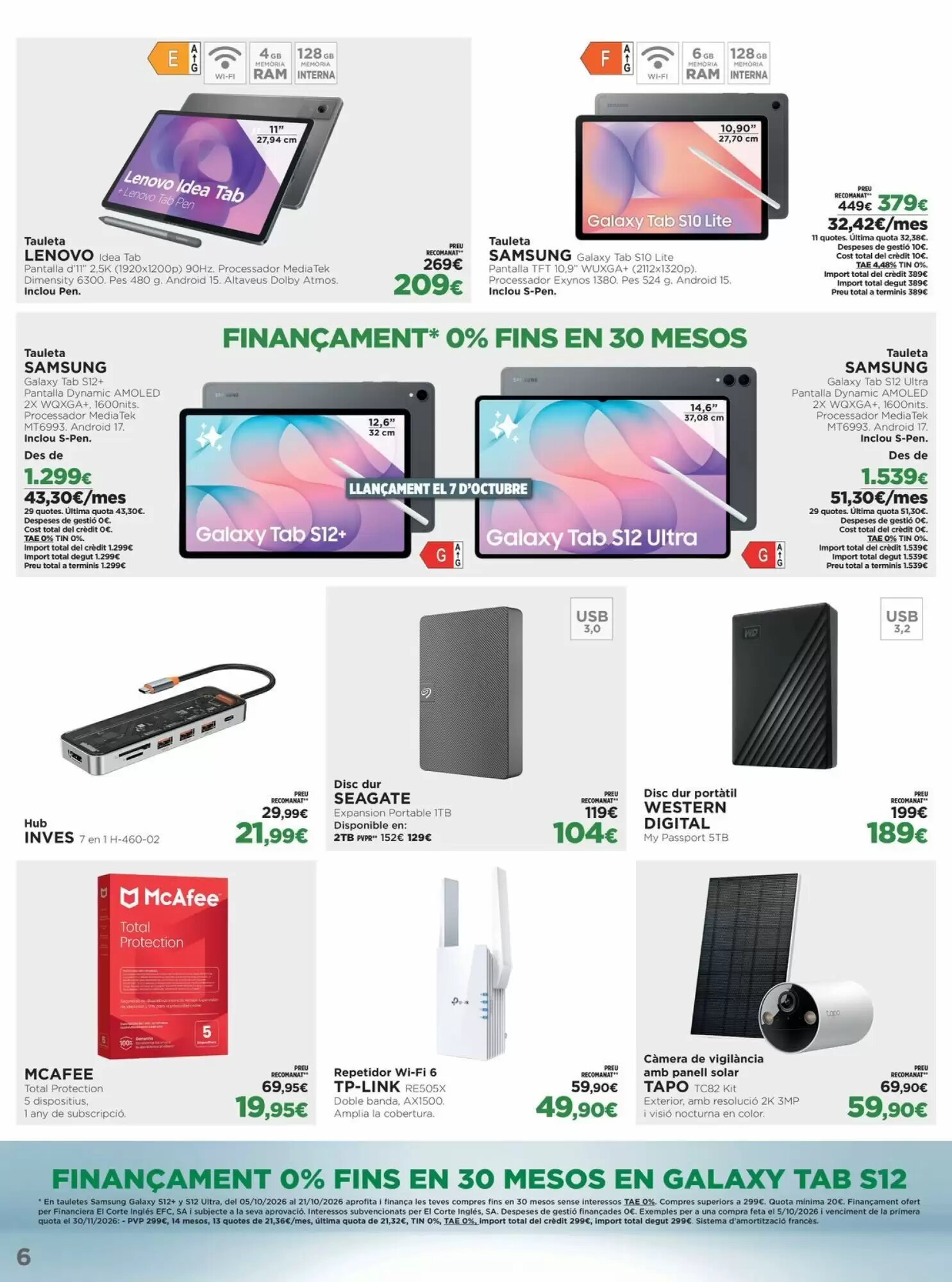Folleto promocional de El Corte Inglés válido desde el 05/10/2026 - Página 6.