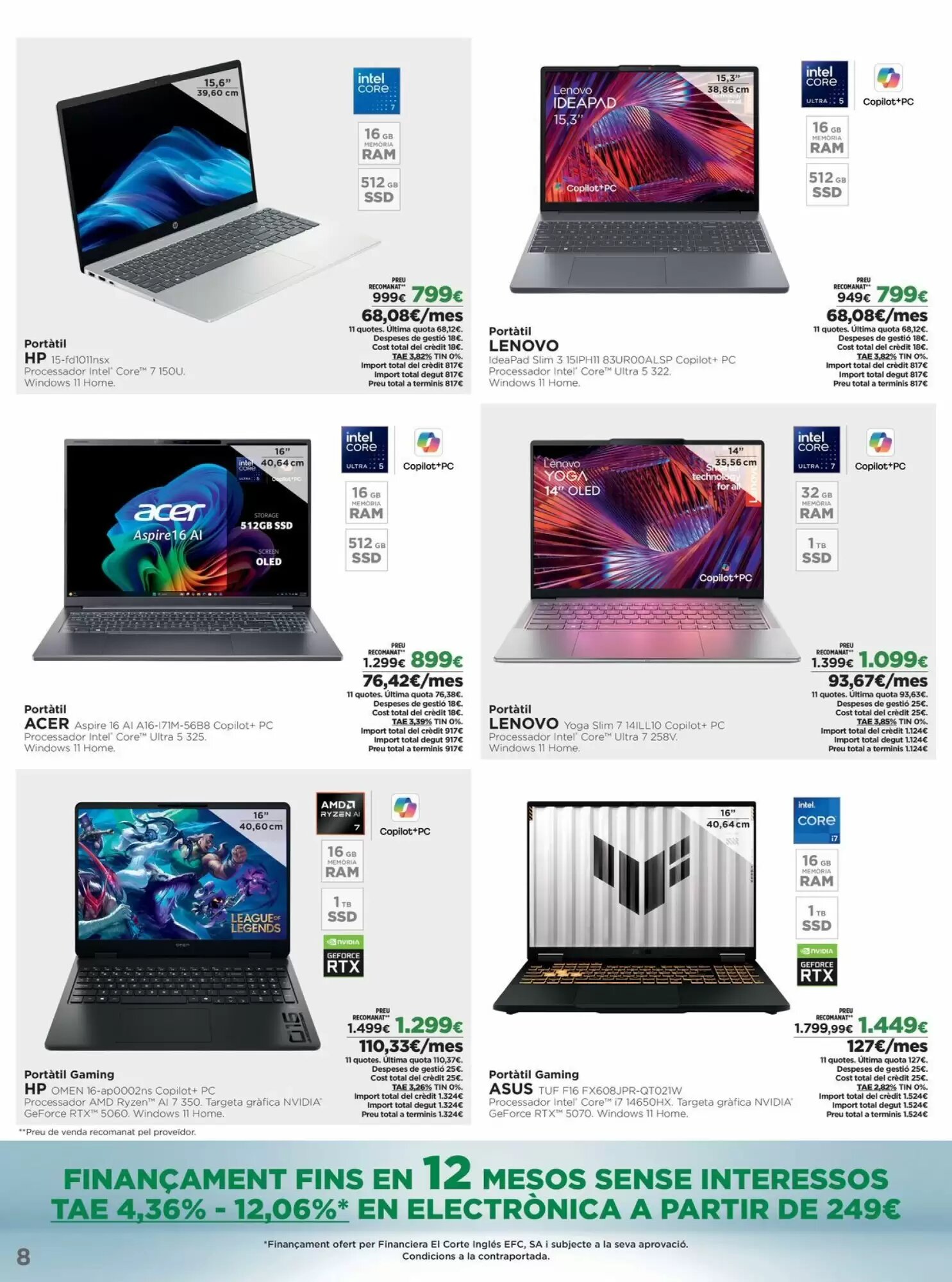 Folleto promocional de El Corte Inglés válido desde el 05/10/2026 - Página 8.