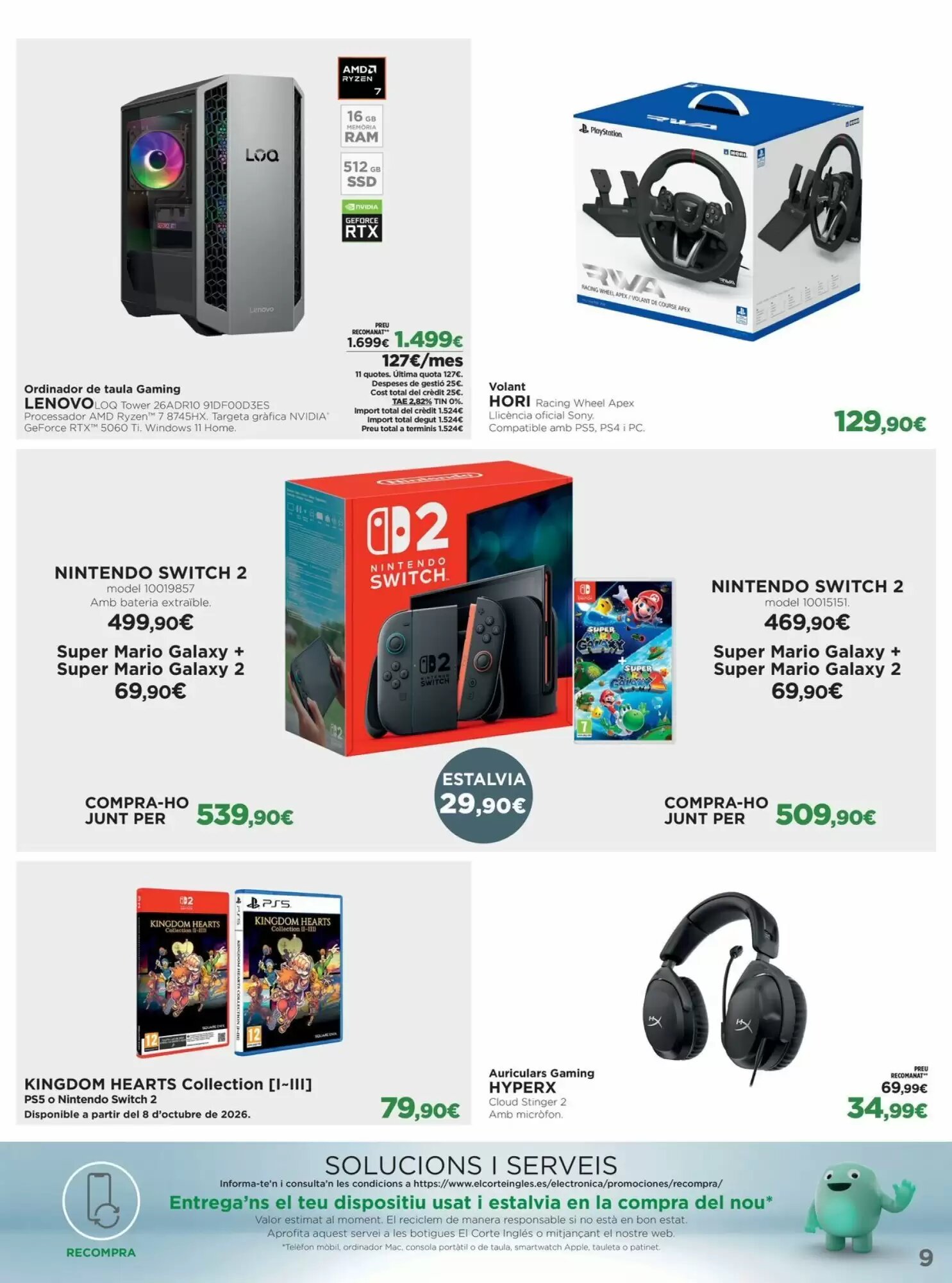 Folleto promocional de El Corte Inglés válido desde el 05/10/2026 - Página 9.